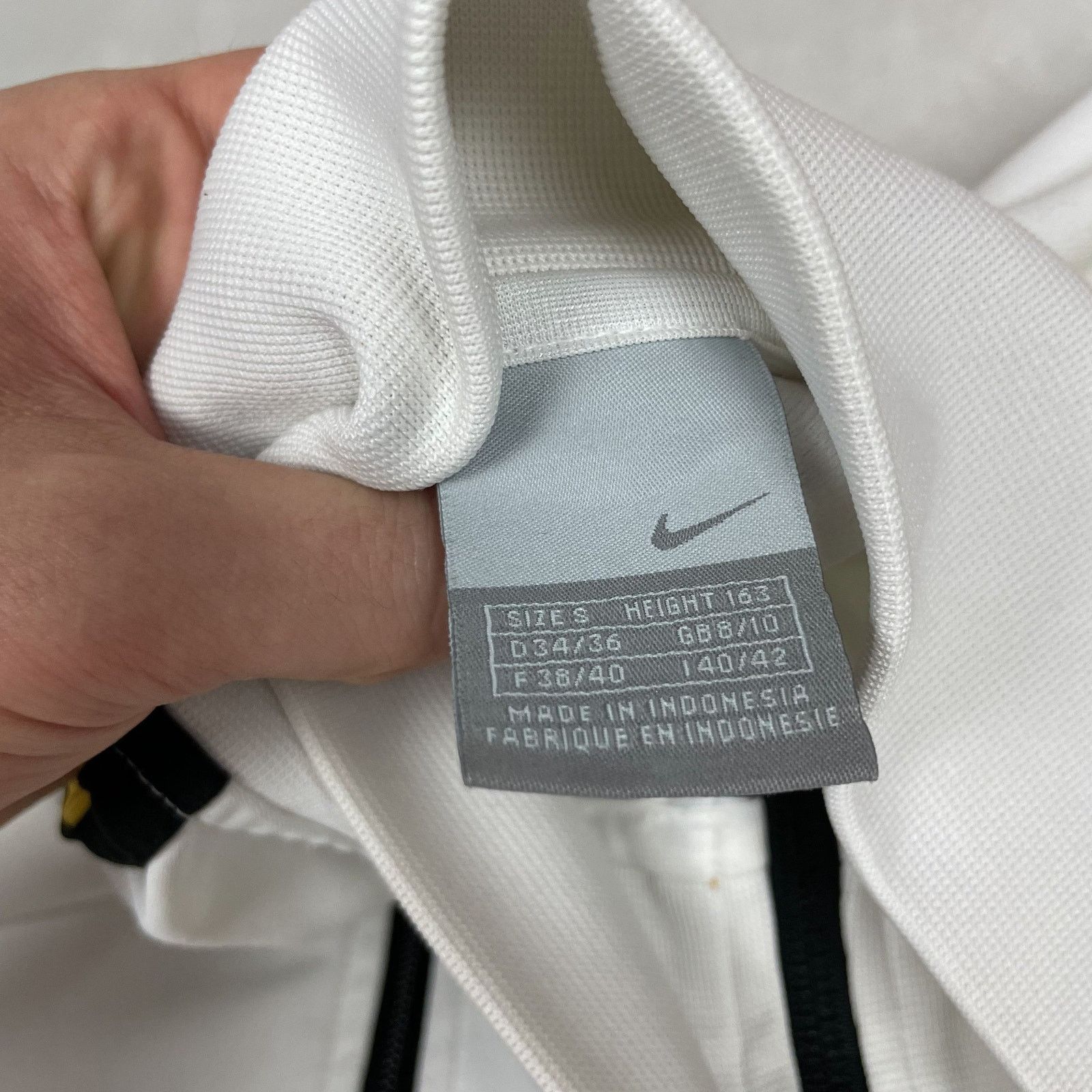Nike × Vintage Nike Women's White Long Sleeve Full Zip Track Jacket Small Size S / US 4 / IT 40 - 7 Thumbnail