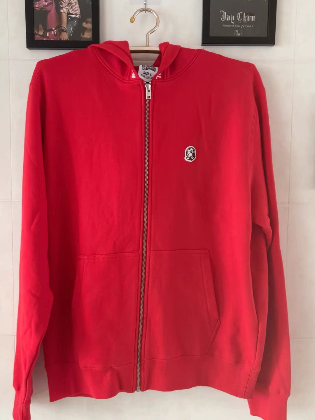 Billionaire Boys Club Billionaire Boys Club Red Zip-Up Hoodie Size US L / EU 52-54 / 3 - 1 Thumbnail