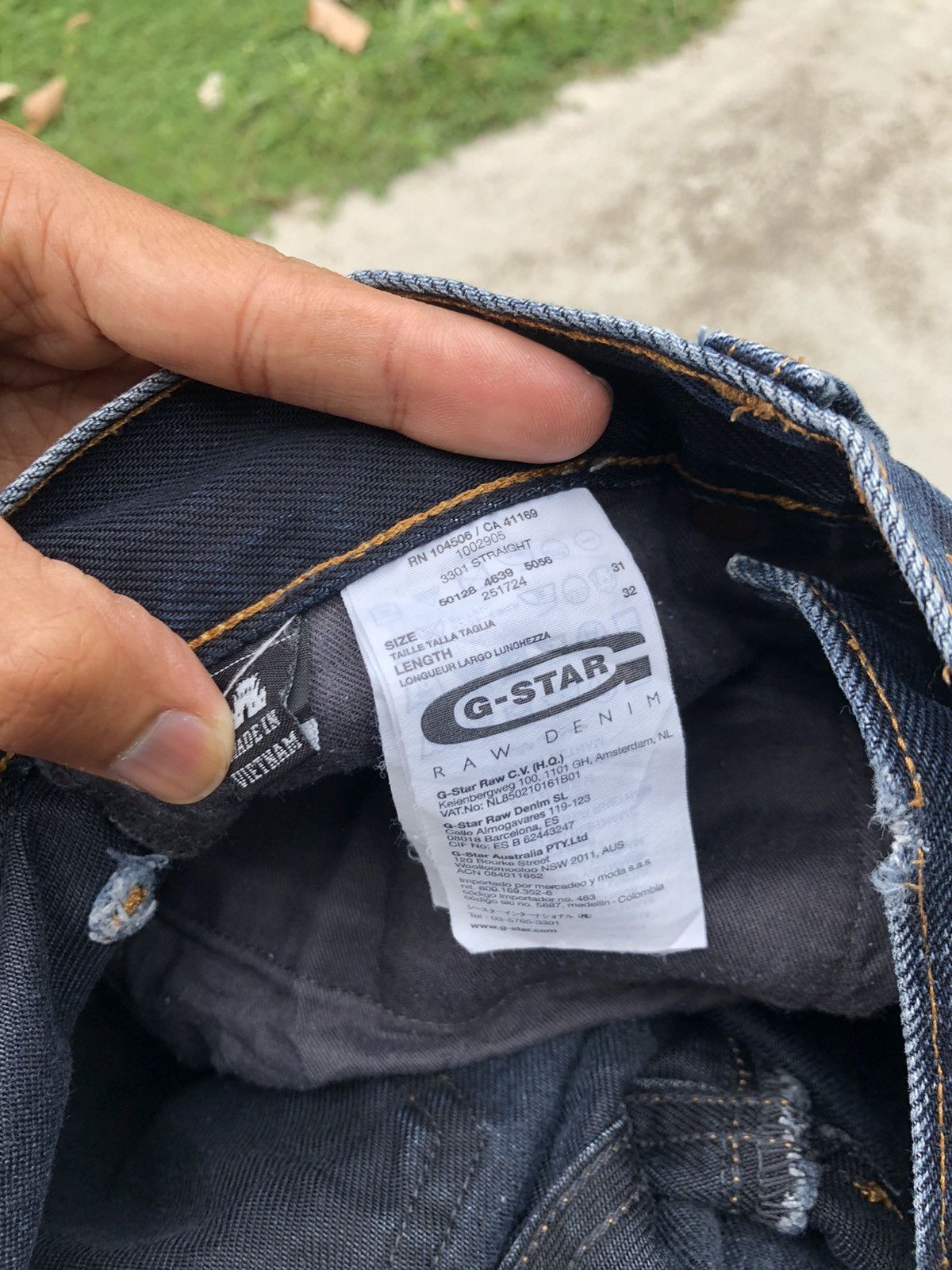 G-Star GSTAR DISTRESSED WASHED DENIM Size US 31 - 5 Thumbnail