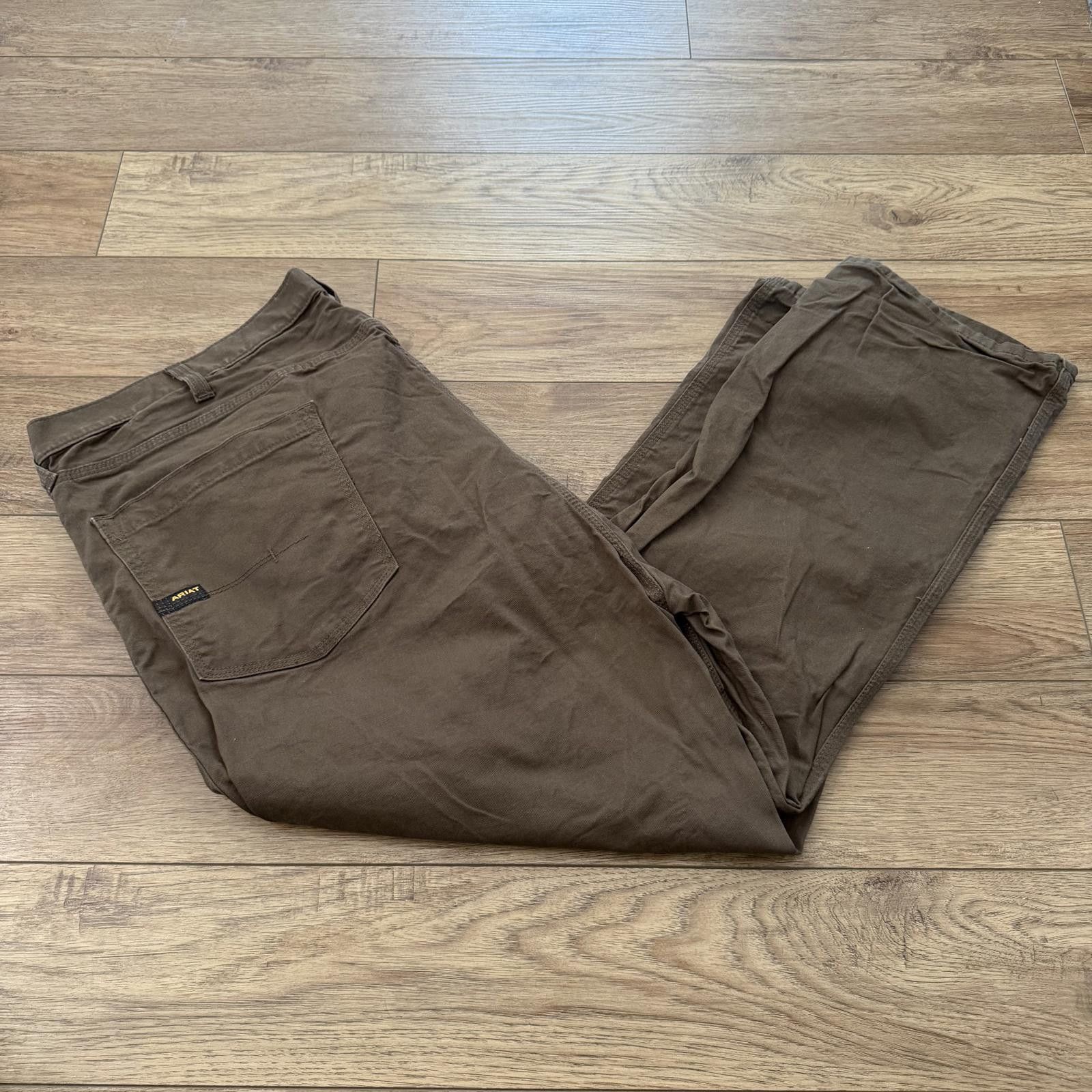 Ariat Ariat Rebar M4 Relaxed Straight Brown Work Pants 50x30 Size US 44 / EU 60 - 1 Thumbnail