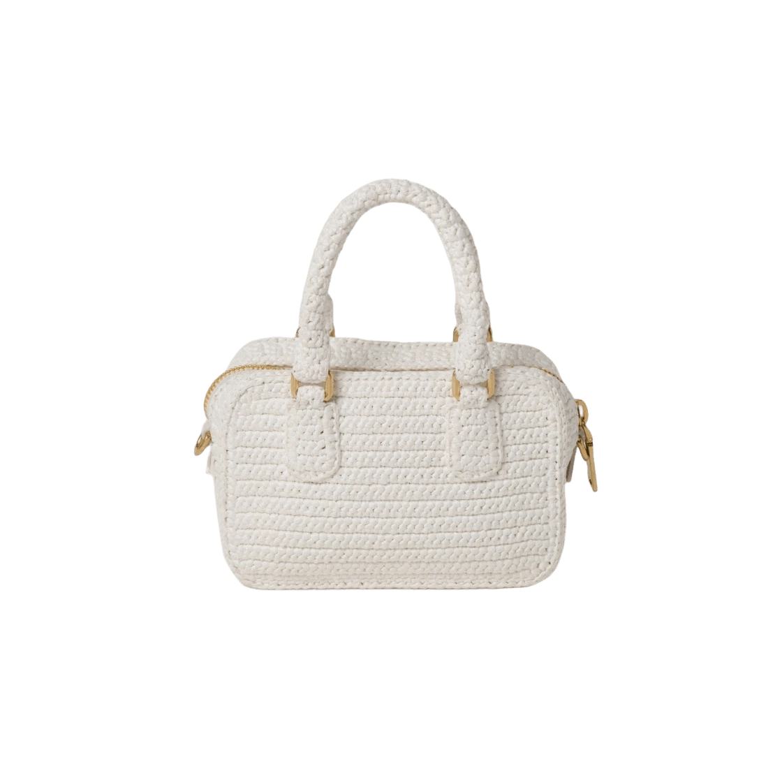 Miu Miu o1B3y1r0426 Size: OS / Crochet Handle Bag in White Size ONE SIZE - 3 Thumbnail