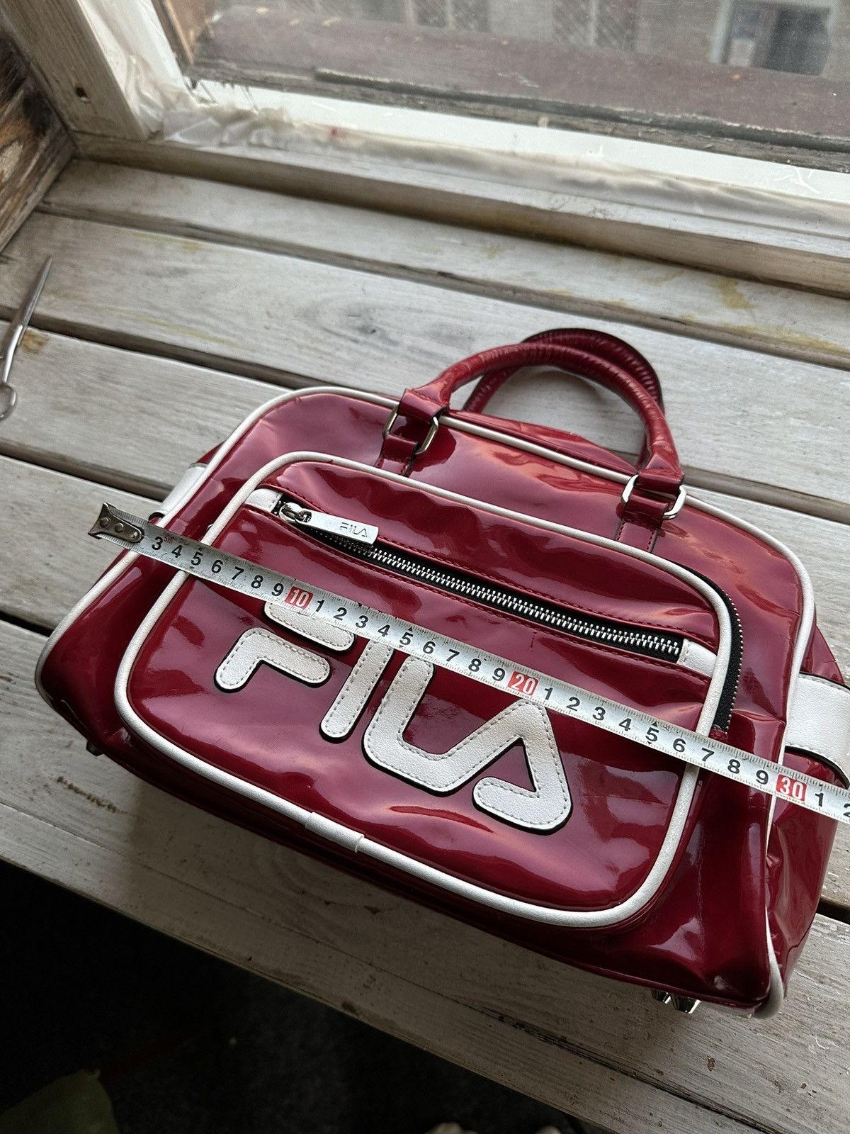 Fila 🚨Y2K AVANT-GARDE FILA 🚨mesh RED Japan style hand bag 90s Size ONE SIZE - 17 Thumbnail