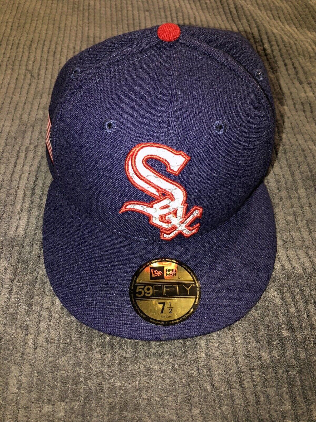 New Era Chicago White Sox 4th Of July New Era 59Fifty Size 7 1/2 NWT Size ONE SIZE - 1 Thumbnail