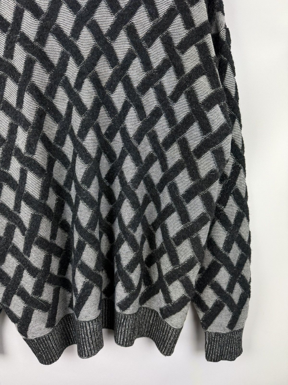Carlo Colucci Carlo Colucci Cotton Wool Knitted Crewneck Sweater Pullover Size US XL / EU 56 / 4 - 18 Thumbnail