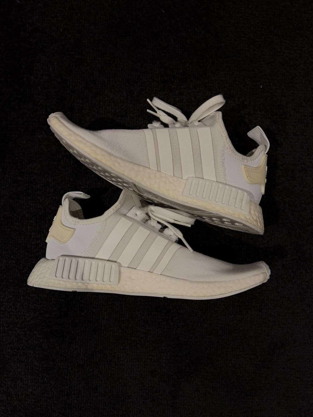 Adidas Triple White Nmd R1 Adidas Size US 8.5 / EU 41-42 - 1 Thumbnail