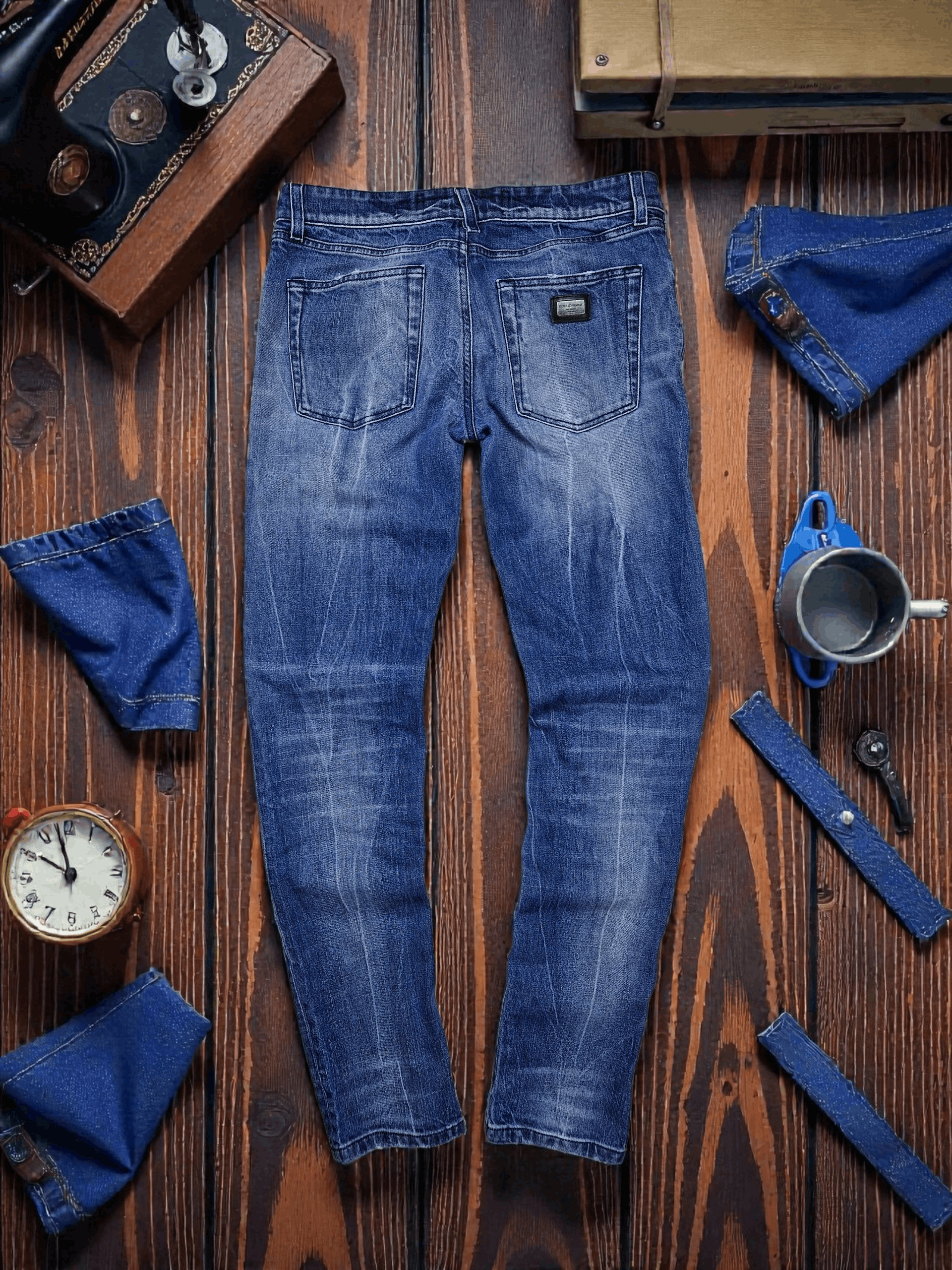 Dolce & Gabbana Dolce & Gabbana Slim Stretch Denim Archive Y2K Size US 32 / EU 48 - 1 Thumbnail
