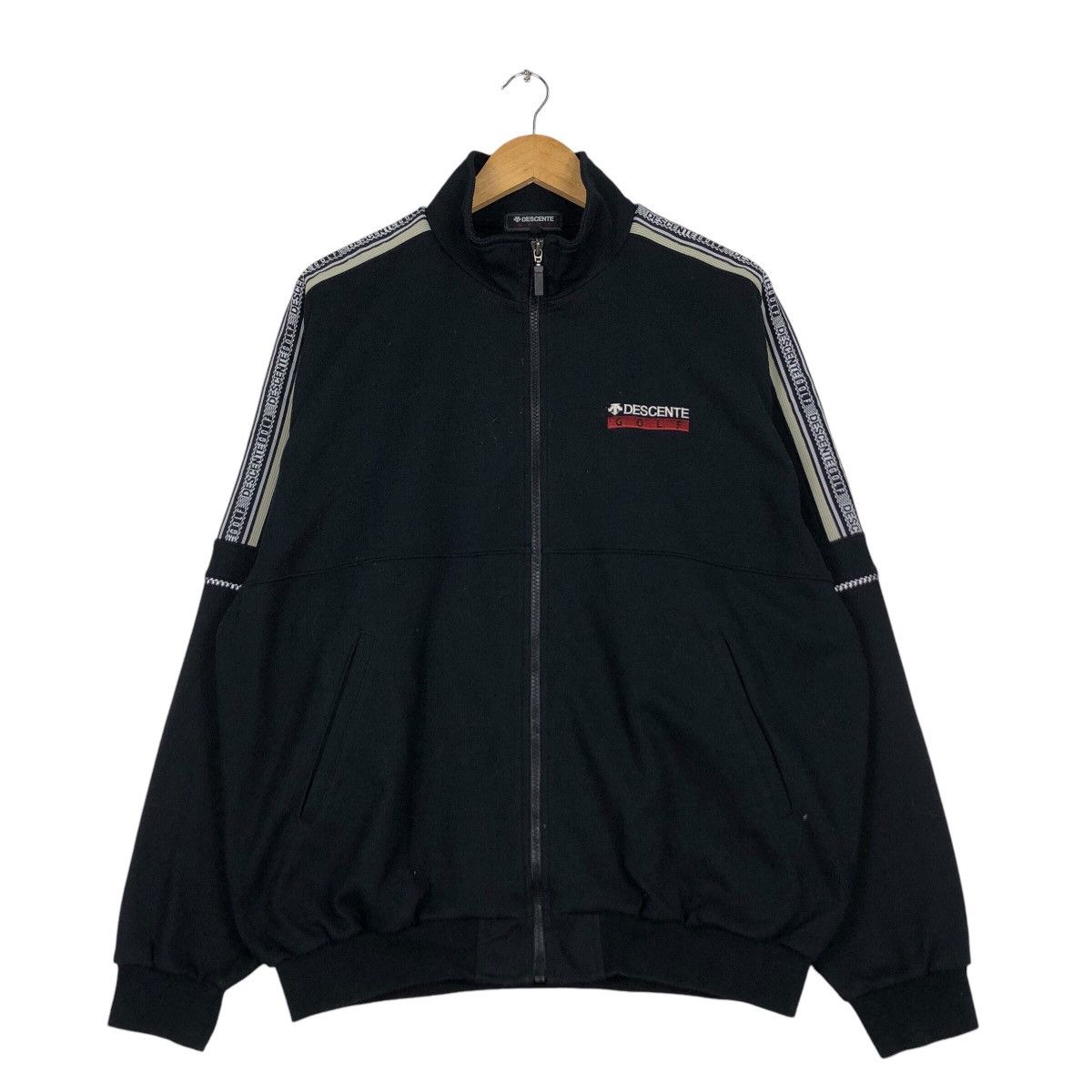 Descente × Japanese Brand Vintage Descente Sweater Jacket Rare XL Size Size US XL / EU 56 / 4 - 1 Thumbnail