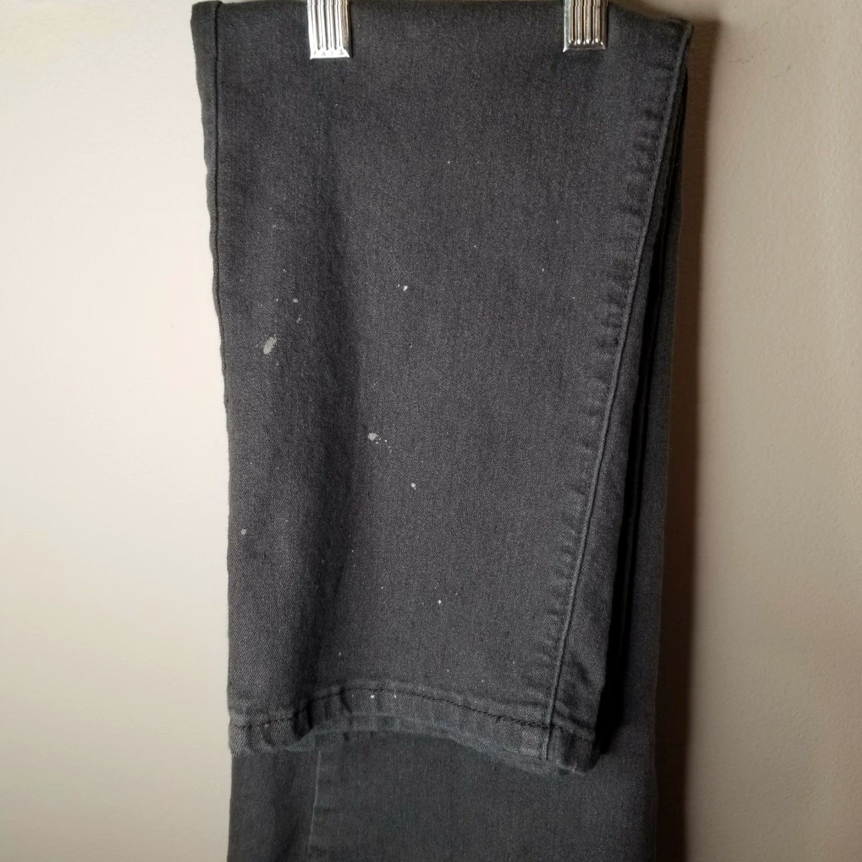 Denime RF Premium Jeans Straight Denim Pants Womens Size 17 Gray Regular Fit Bleached Spots Photos Included Size 38" / US 16 / IT 52 - 7 Thumbnail