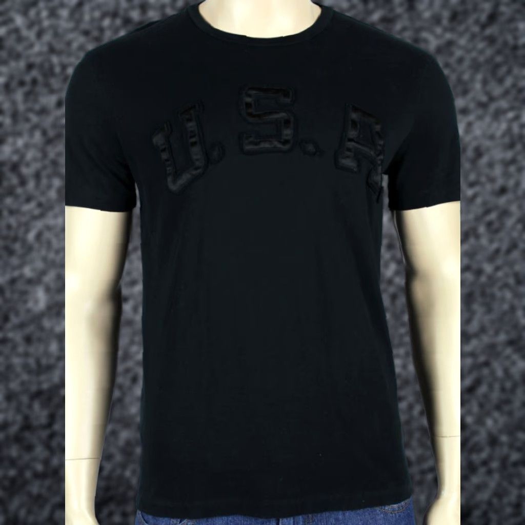 Polo Ralph Lauren Ralph Lauren Large L Black Custom Fit USA Tee Shirt NWT Size US L / EU 52-54 / 3 - 1 Preview