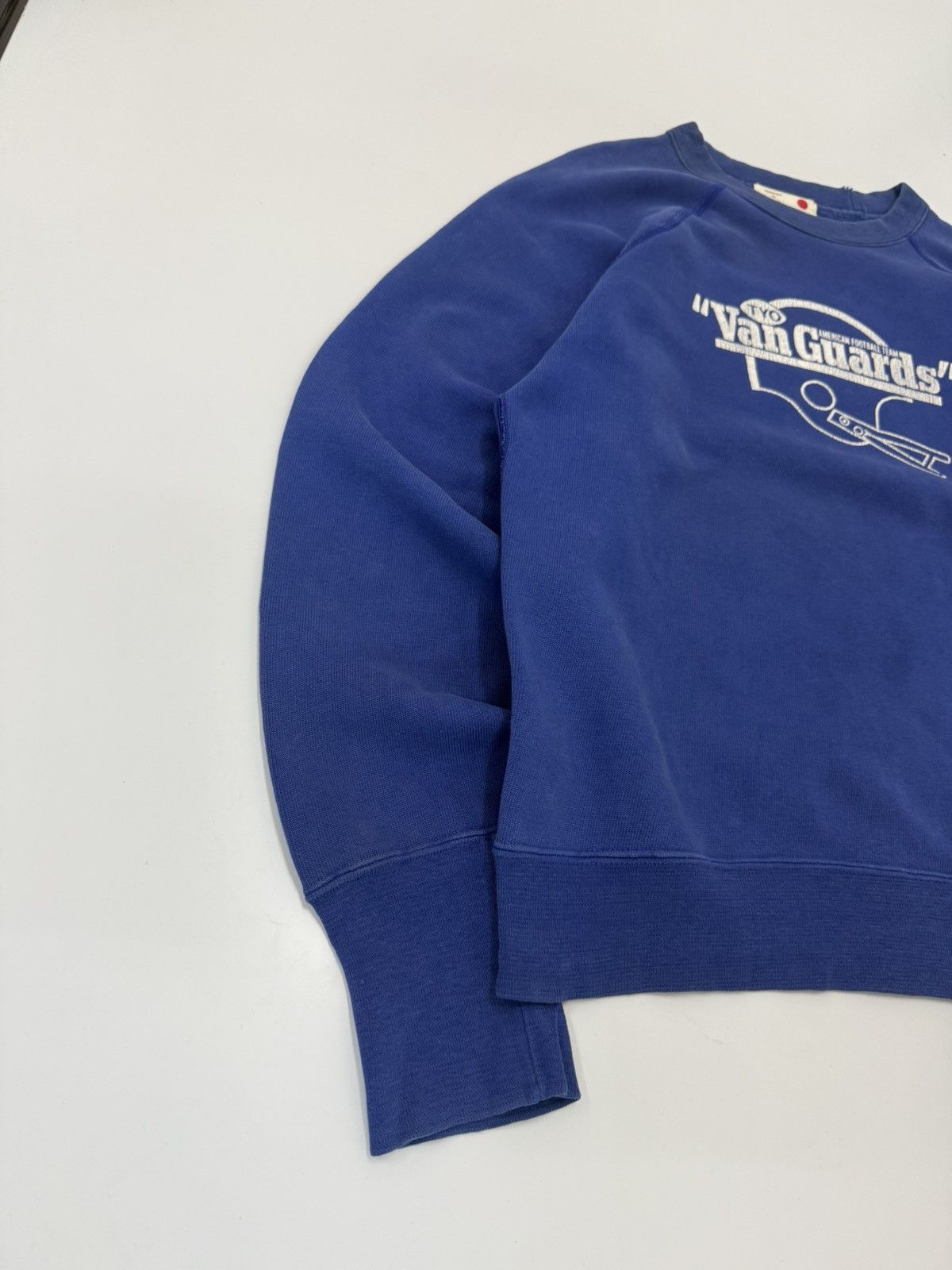 Van 🔥 90s VanSport Van Guards Football Sweatshirt Raglan Sleeve Size US M / EU 48-50 / 2 - 3 Thumbnail