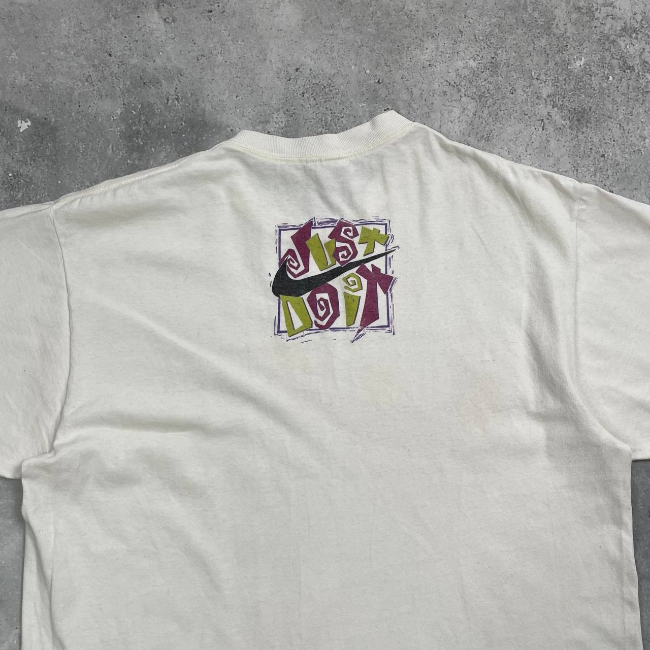 Nike Vintage 90s Nike Just Do It Graphic T Shirt Made In USA M Size US M / EU 48-50 / 2 - 17 Thumbnail
