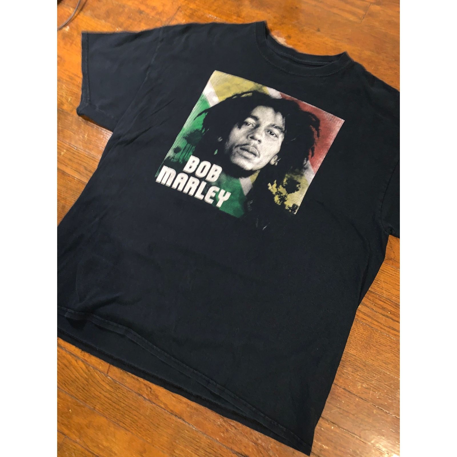 Band Tees Bob Marley Zion Rootswear T Shirt XL Black Reggae Rasta Tee Size US XL / EU 56 / 4 - 7 Thumbnail