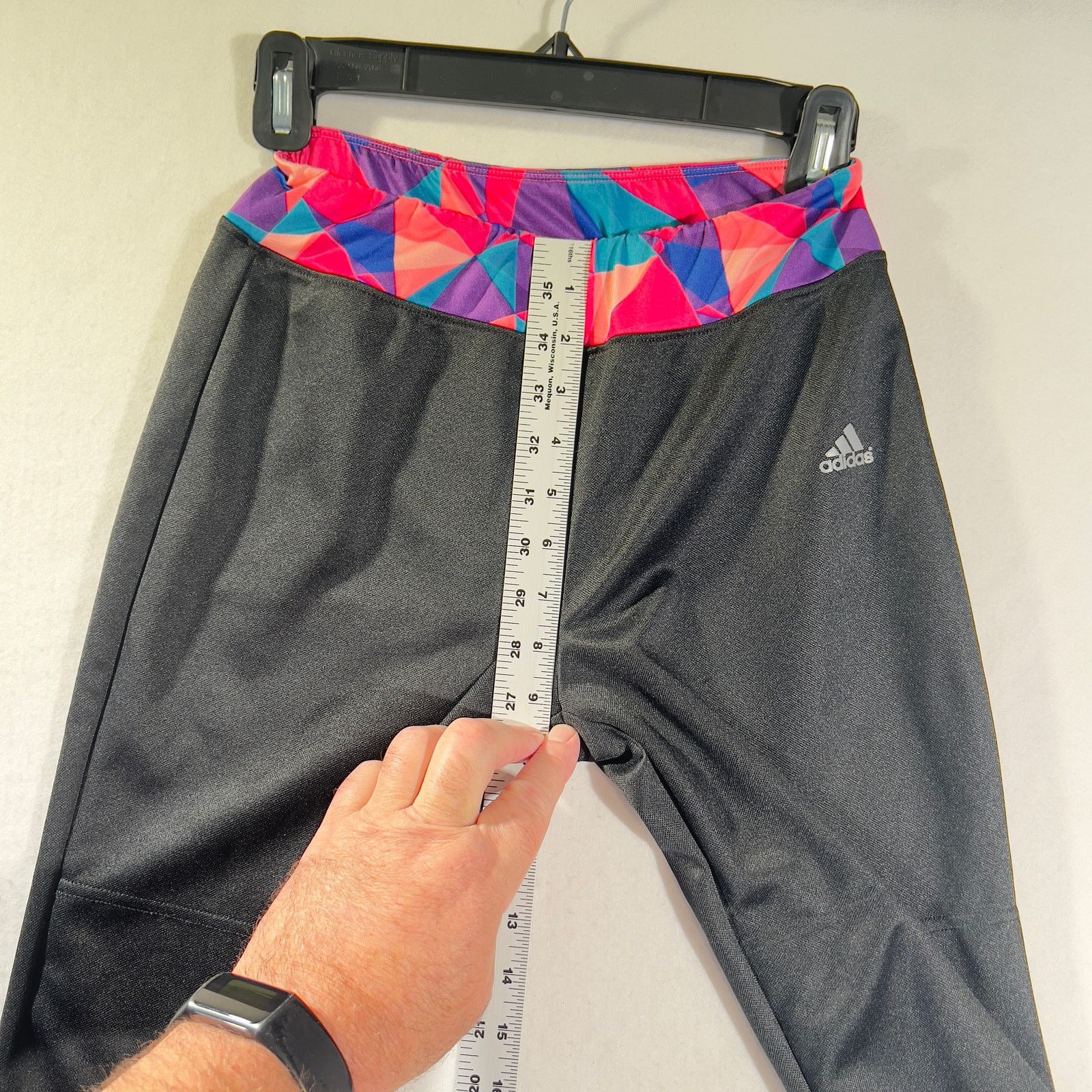 Adidas adidas Capri Leggings AeroReady Large Elastic Cuff Waist Size 22" - 11 Thumbnail