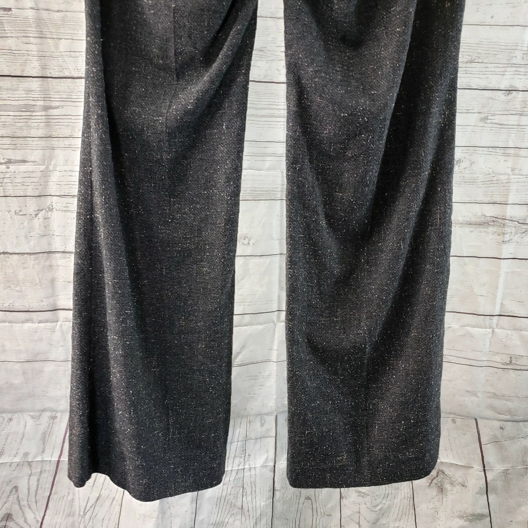 J. Jill J. Jill Womens Dress Pants Sz 6 Stretch Gray Tweed Mid Rise Viscose Blend Dress Pants Womens Size 28" / US 6 / IT 42 - 4 Thumbnail
