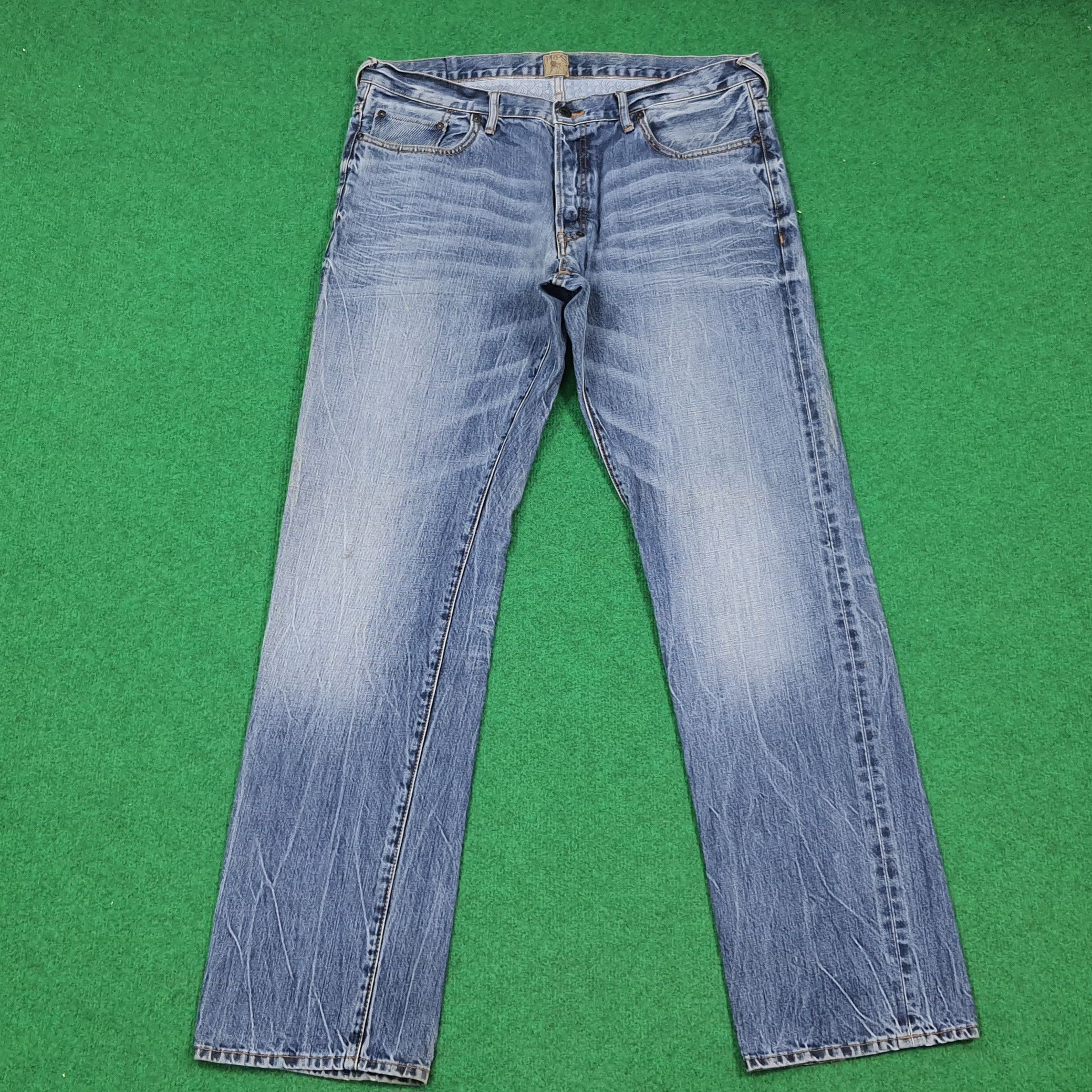 Prps Vintage PRPS Barracuda Denim Jeans C297N13 Size US 37 - 4 Thumbnail