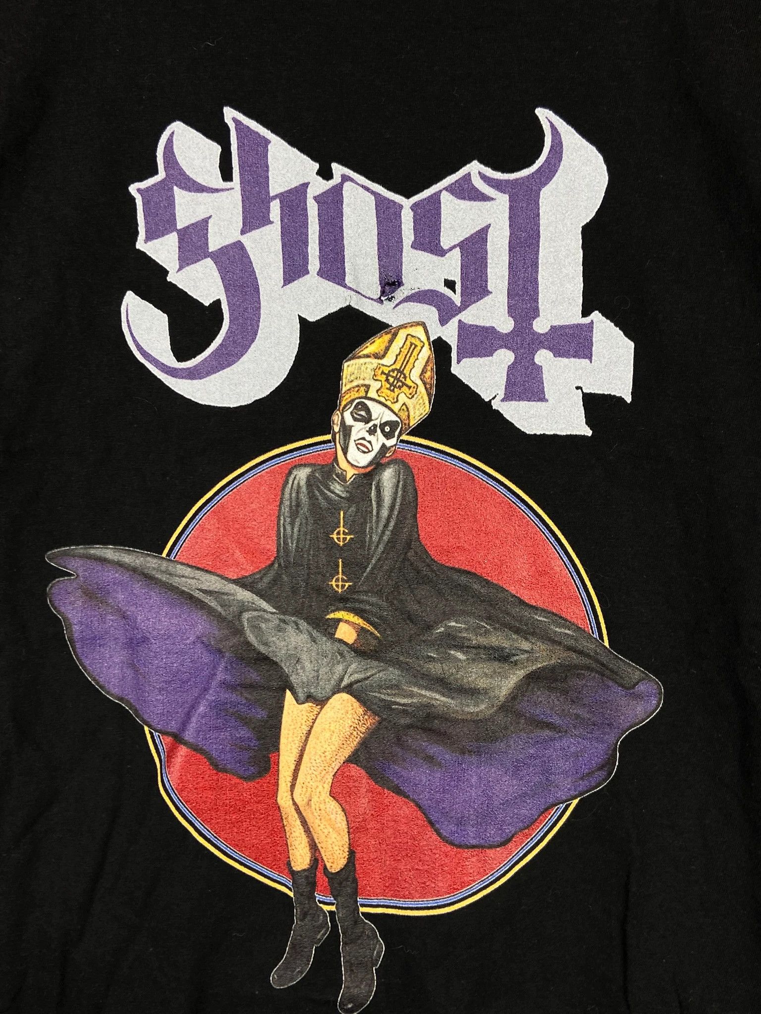Gildan Ghost band graphic t-shirt vintage metal rock tee Size US M / EU 48-50 / 2 - 2 Thumbnail