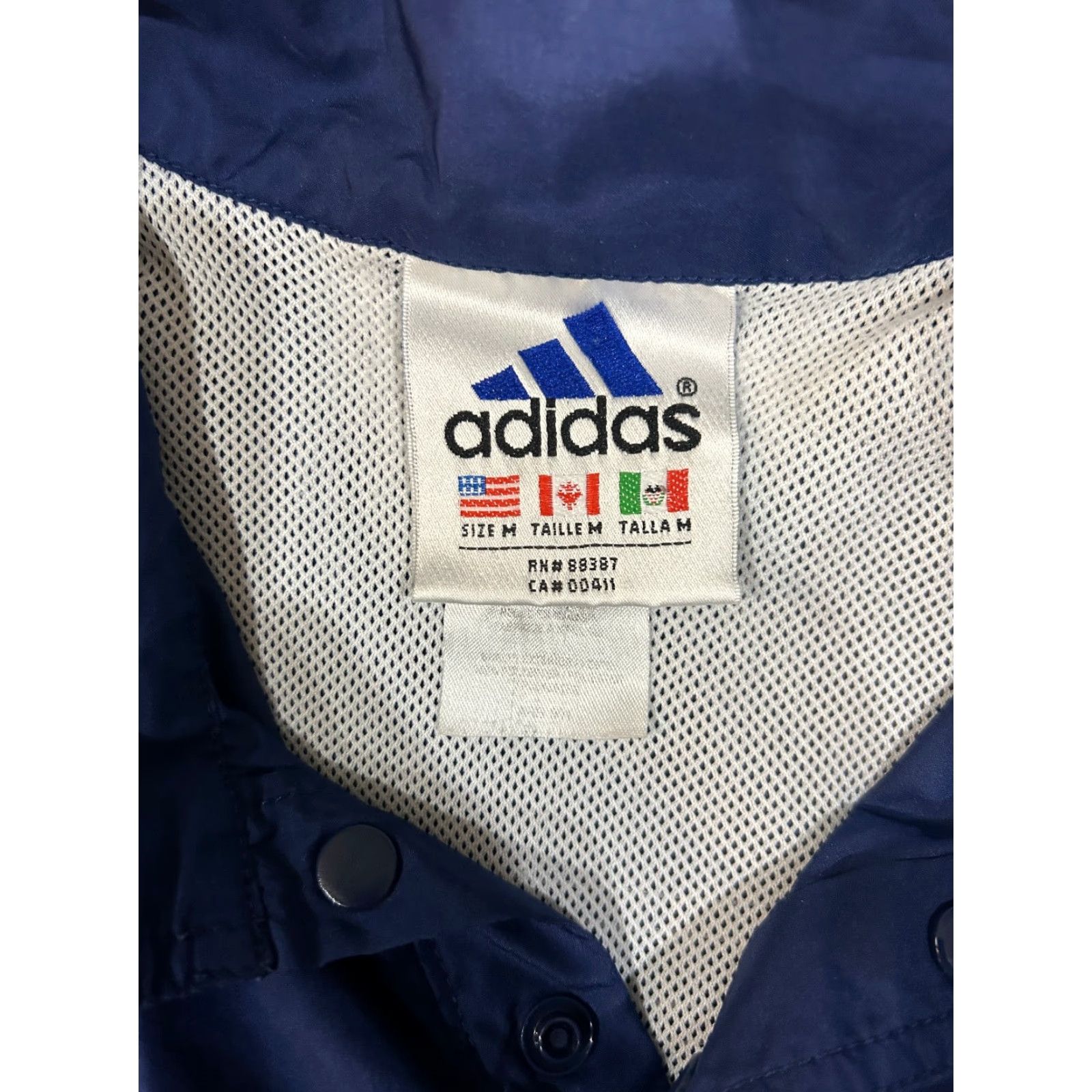 Adidas VINTAGE adidas Pullover Windbreaker Jacket Mens M Blue Lightweight Breathable Logo Sweatshirt Patrotic 90s? Size US M / EU 48-50 / 2 - 4 Thumbnail