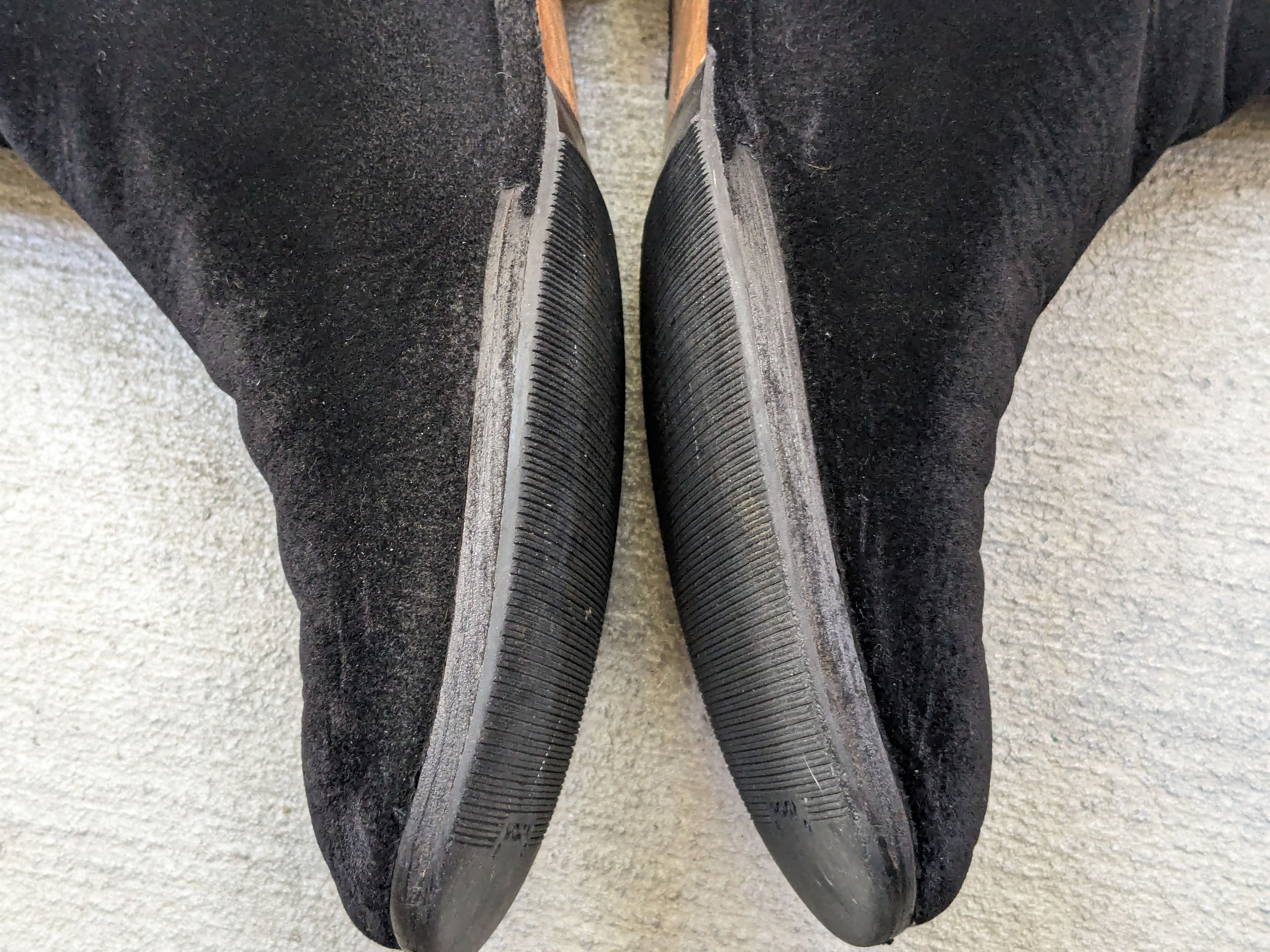 Maison Margiela Maison Margiela Side Zip Boots Black 8 41 Felt Leather Size US 8 / EU 41 - 11 Thumbnail