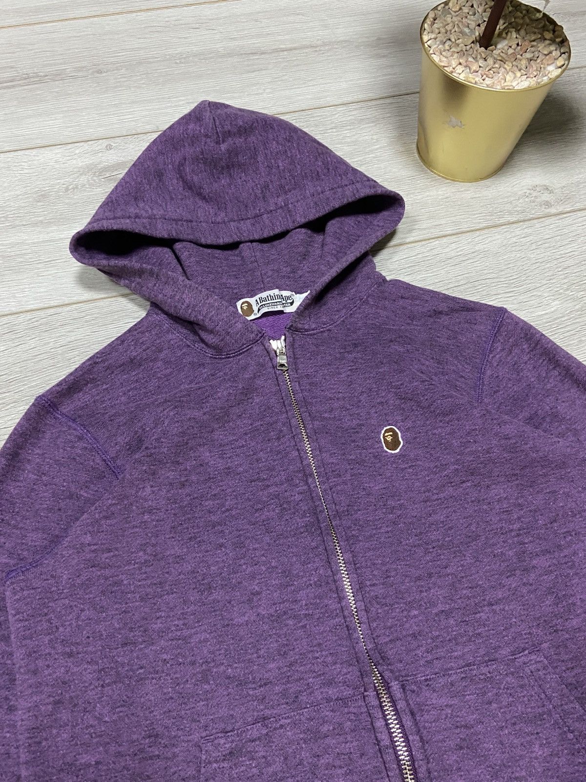 Bape Bape small badge ape head zip hoodie Size US S / EU 44-46 / 1 - 3 Thumbnail