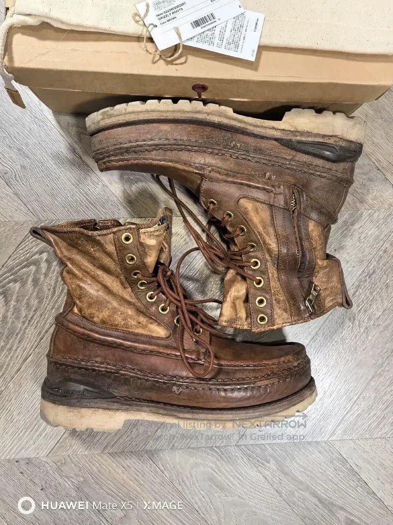 Visvim VISVIM Grizzly Boots Mud Dye Unique Design. Size US 11 / EU 44 - 3 Thumbnail