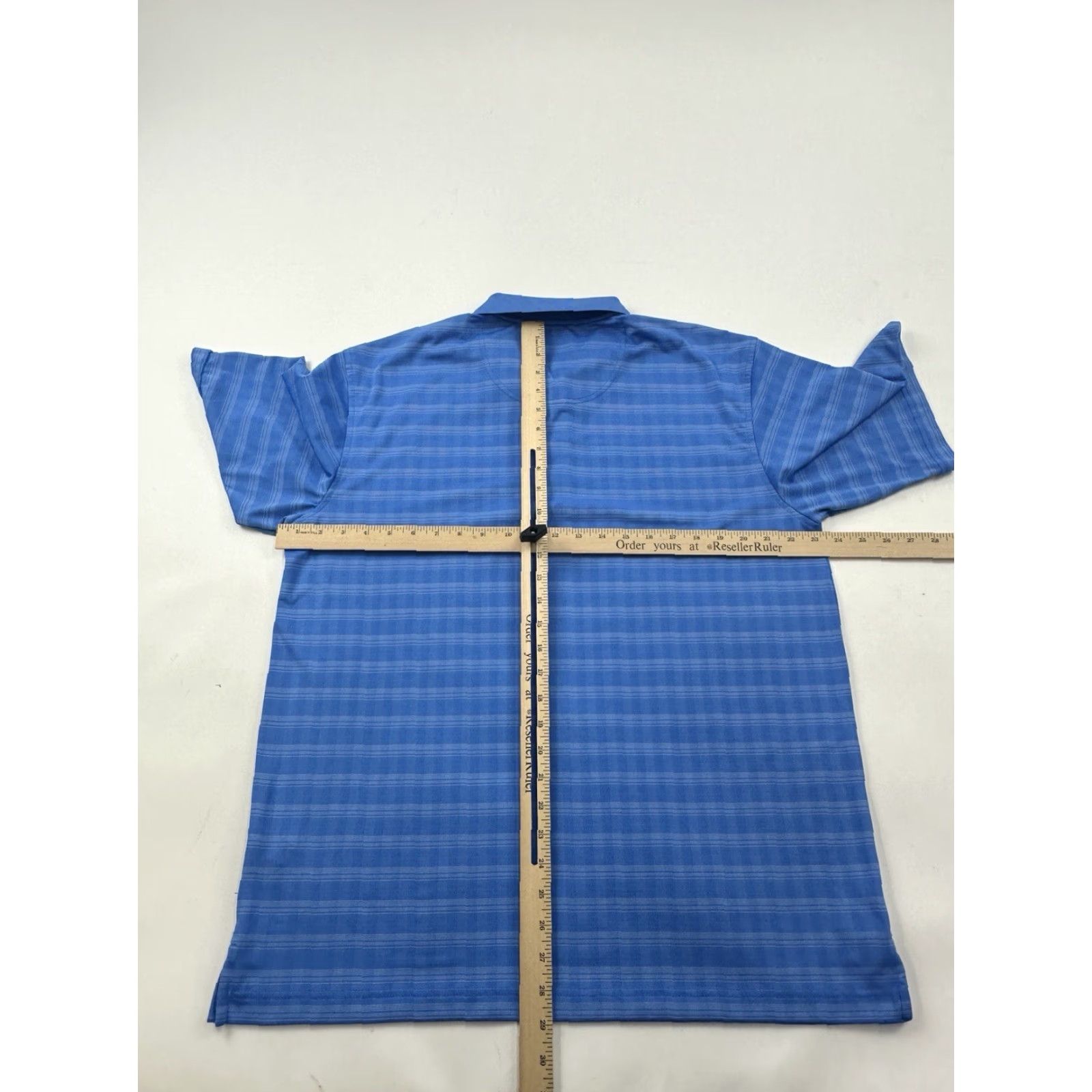 Vintage Pebble Beach Shirt Mens L Blue Plaid Performance Polo Golf Short Sleeve Size US L / EU 52-54 / 3 - 4 Thumbnail