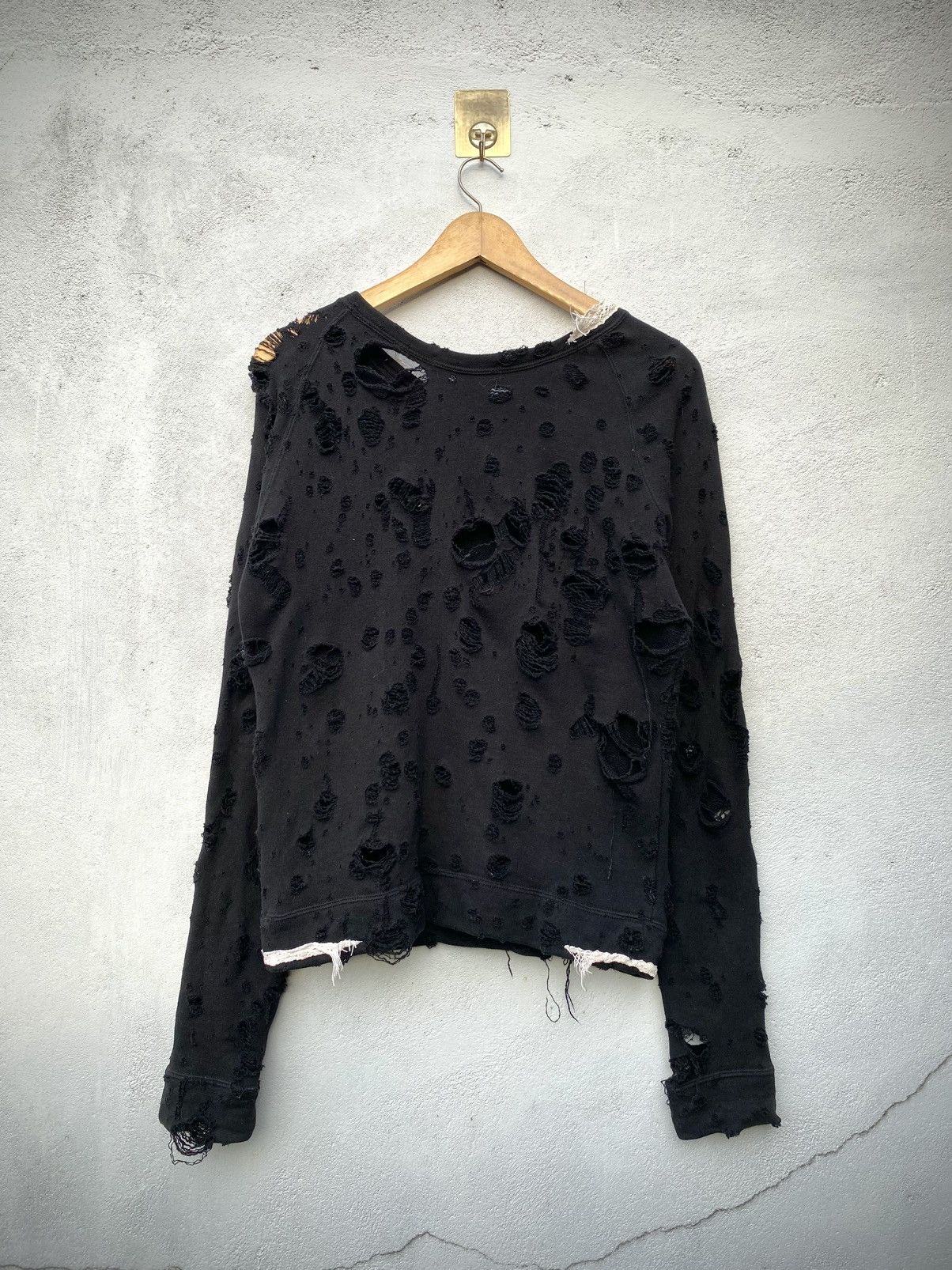 Share Spirit Homme BEAMS DISTRESSED SWEATSHIRT Size US S / EU 44-46 / 1 - 7 Thumbnail