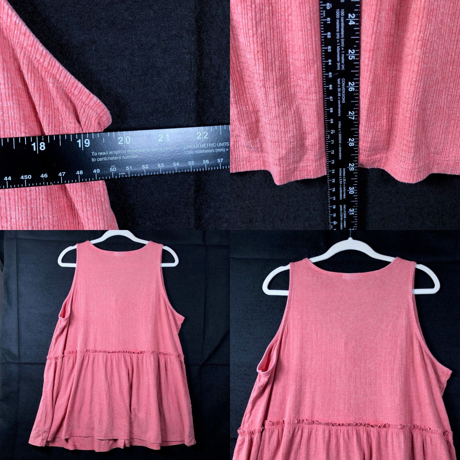 Torrid Torrid Blouse Women Pink Scoop Neck Button Down Sleeveless Stretch 1 Plus Size Casual Workwear 90s? Size XS / US 0-2 / IT 36-38 - 8 Thumbnail