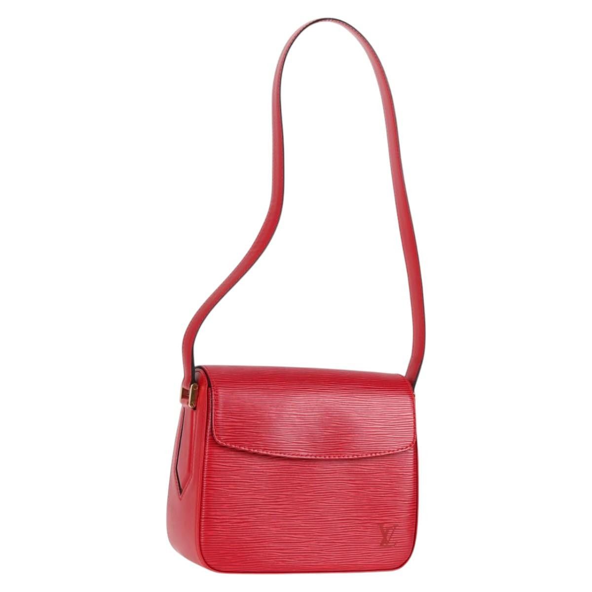 Louis Vuitton Epi Bushi Shoulder Bag Red M52207 Lv Auth 119731A, Women's