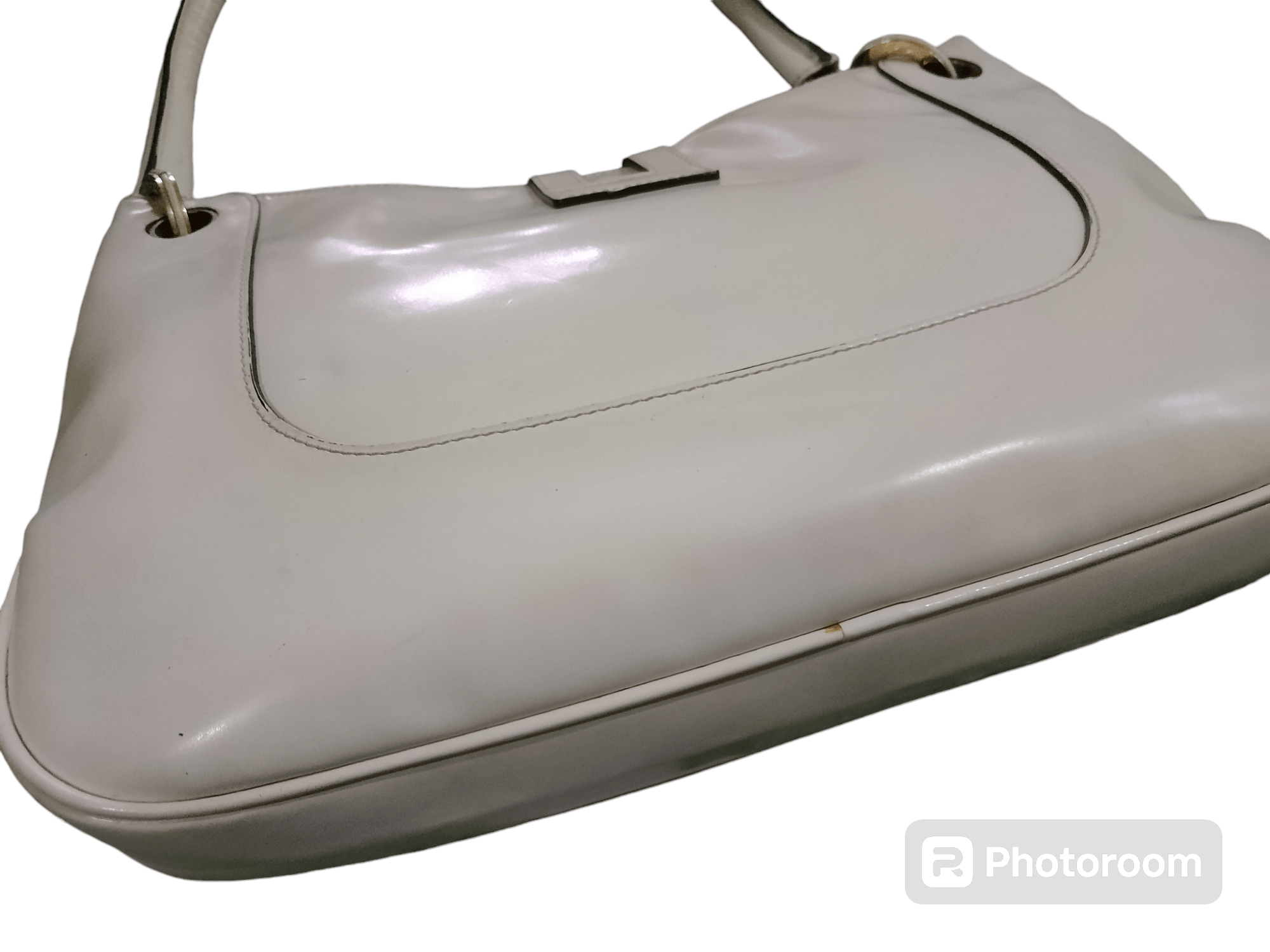 Gucci Gucci white patent jackie leather handbag Size ONE SIZE - 10 Thumbnail