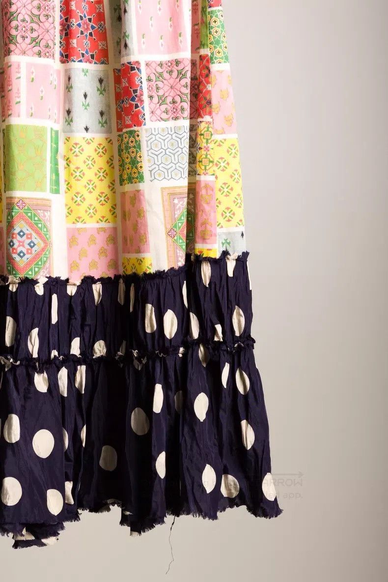Comme des Garcons Comme Des Garcons size M Jigsaw Puzzle Polka Dot Skirt Size 23" - 3 Thumbnail