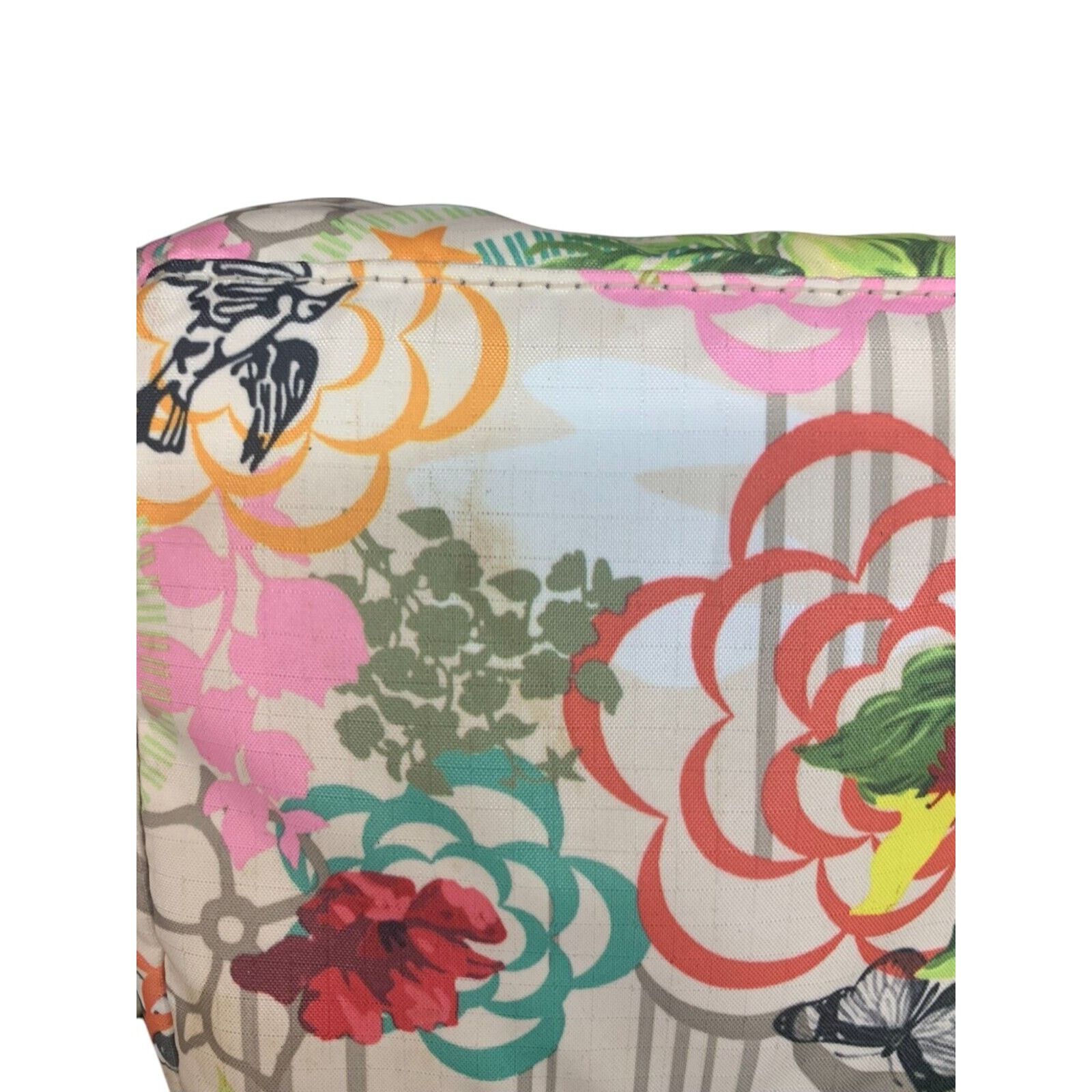 LeSportsac Lesportsac Birds Butterfly Floral Tote Bag Lunch 9in.x14 in. Size ONE SIZE - 5 Thumbnail