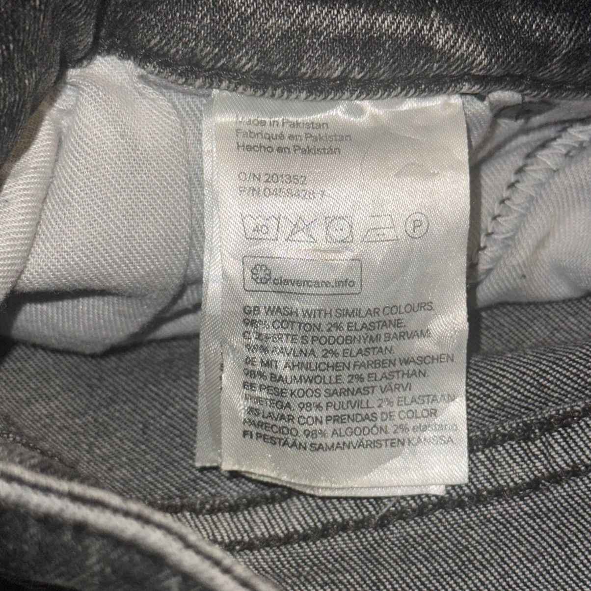 Divided Divided gray skinny moto button fly jeans Size US 31 - 6 Thumbnail