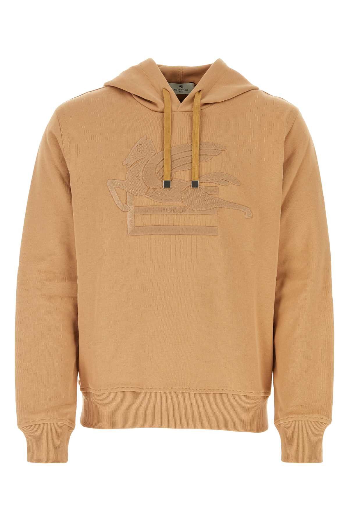 image of Etro Camel Cotton Sweatshirt, Men's (Size Small)