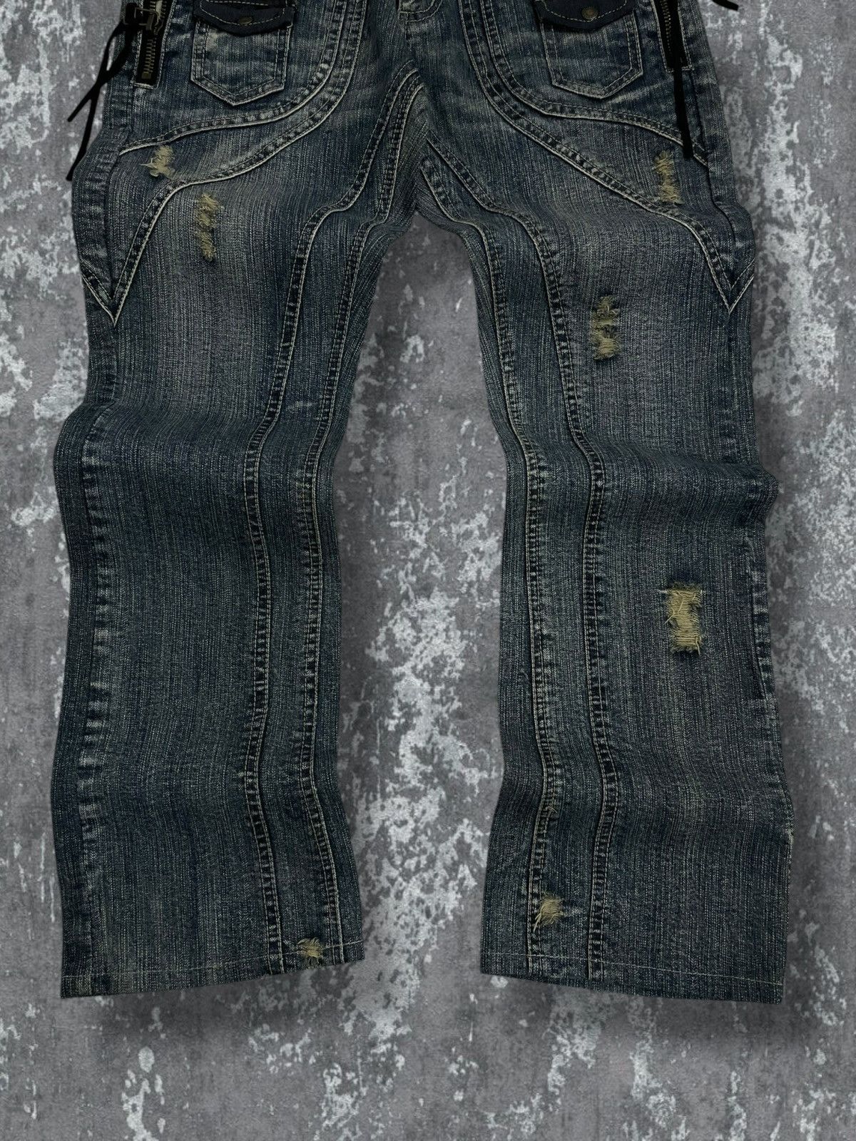 In The Attic Vintage Rare 1990s Japan Designer In The Attic Flared Grunge Size US 30 / EU 46 - 2 Thumbnail
