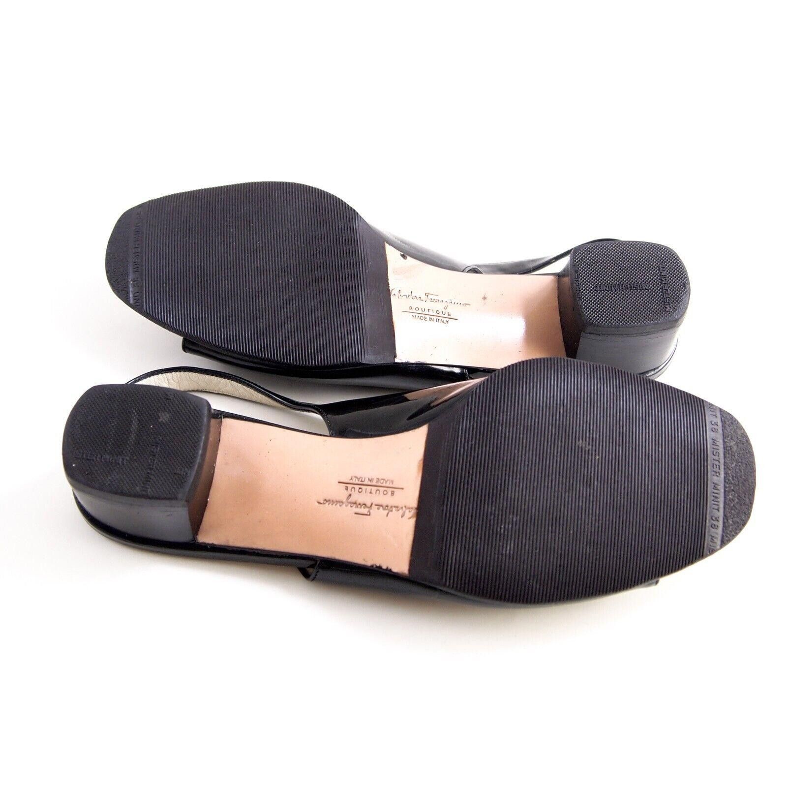 Salvatore Ferragamo Ferragamo Gancio Slingback Sandals Black EU 36.5 US 6.5 B Size US 6.5 / IT 36.5 - 9 Thumbnail