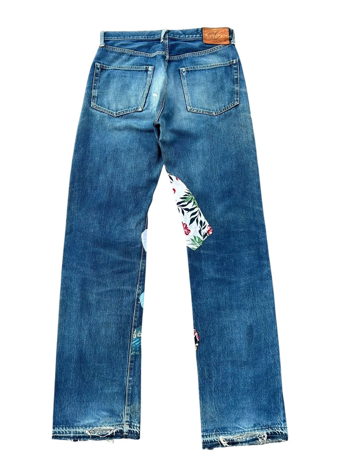 Kapital Kapital Selvedge Jeans Patchwork Hippies Rework Insane Denim Size US 31 - 14 Thumbnail