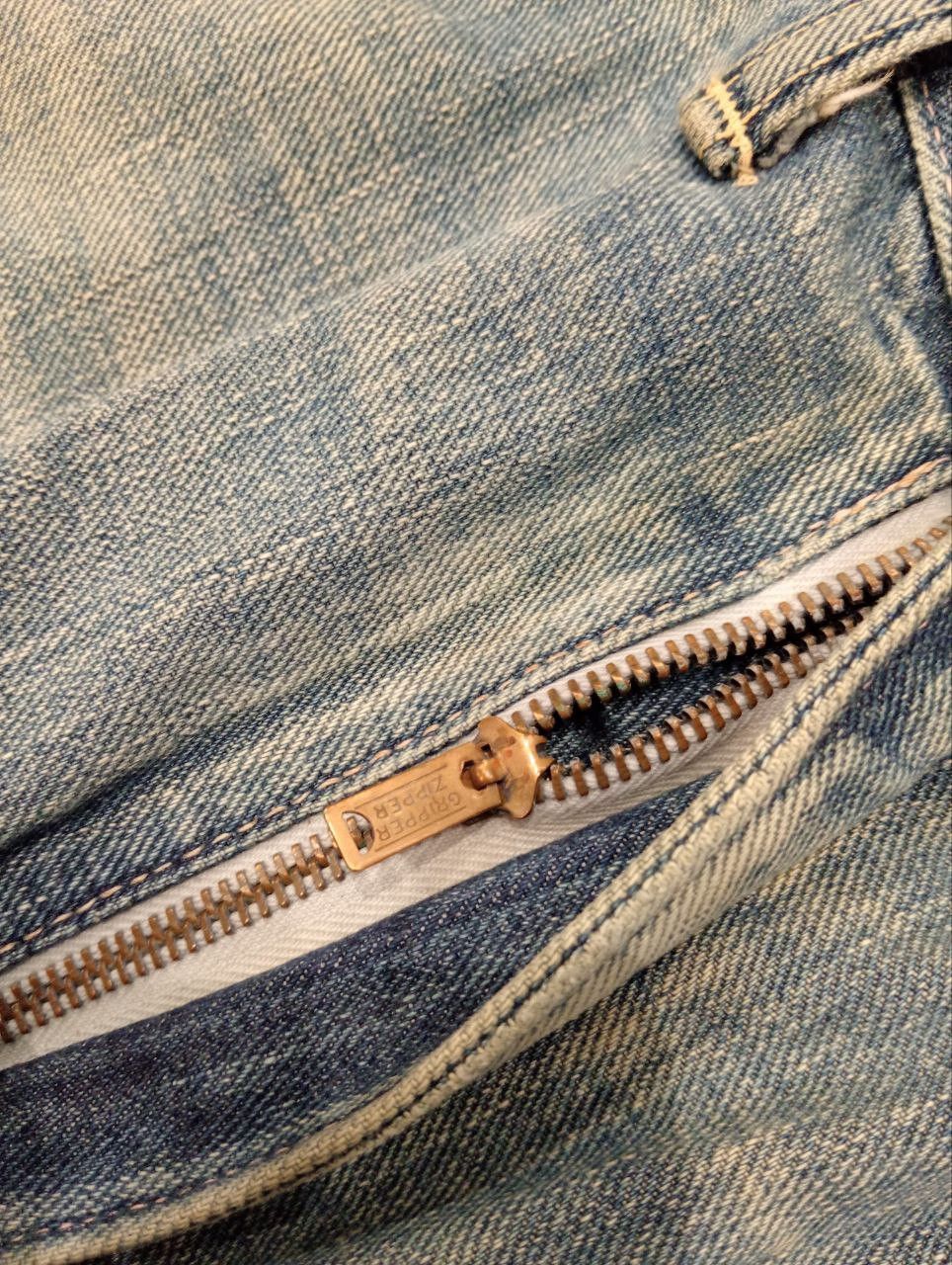 Lee RARE VINTAGE LEE RIDER ZIPPER GRIPPER SELVEDGE JEANS Size US 33 - 9 Thumbnail