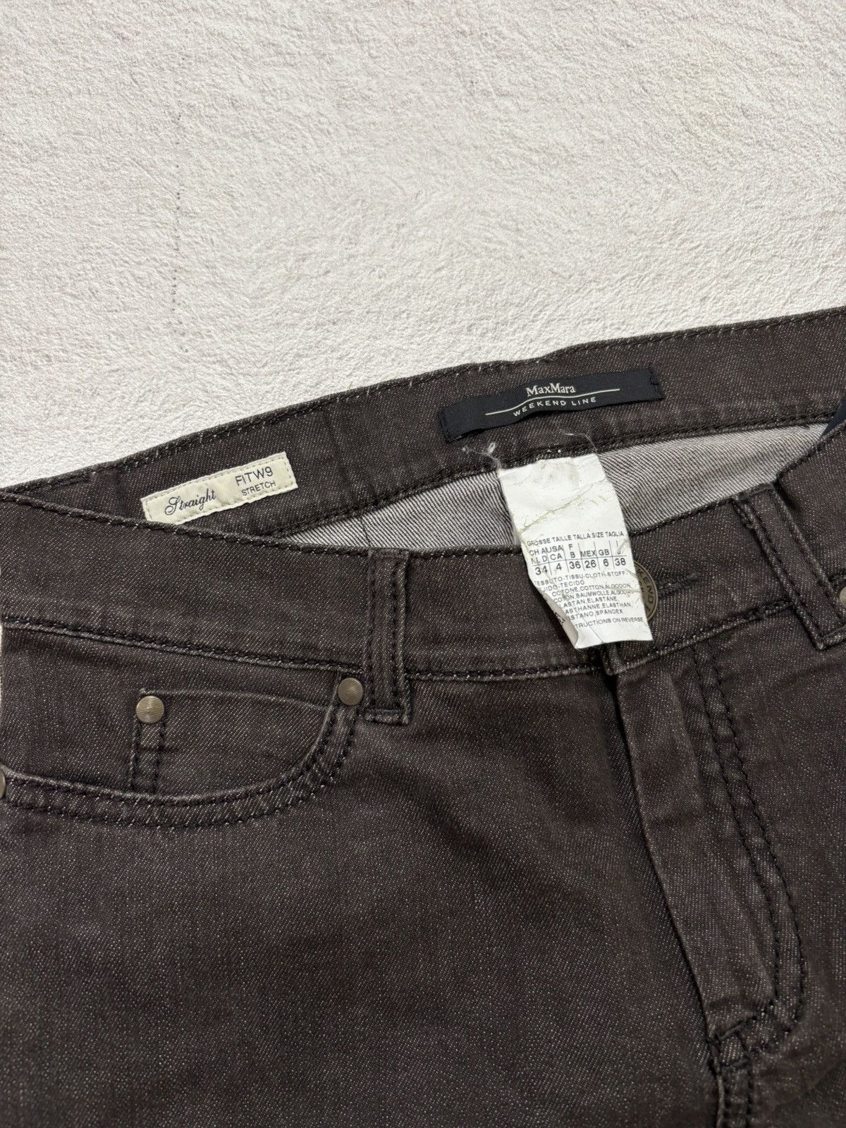 Weekend Max Mara 2000s Max mara denim pants Size 26" / US 2 / IT 38 - 3 Thumbnail