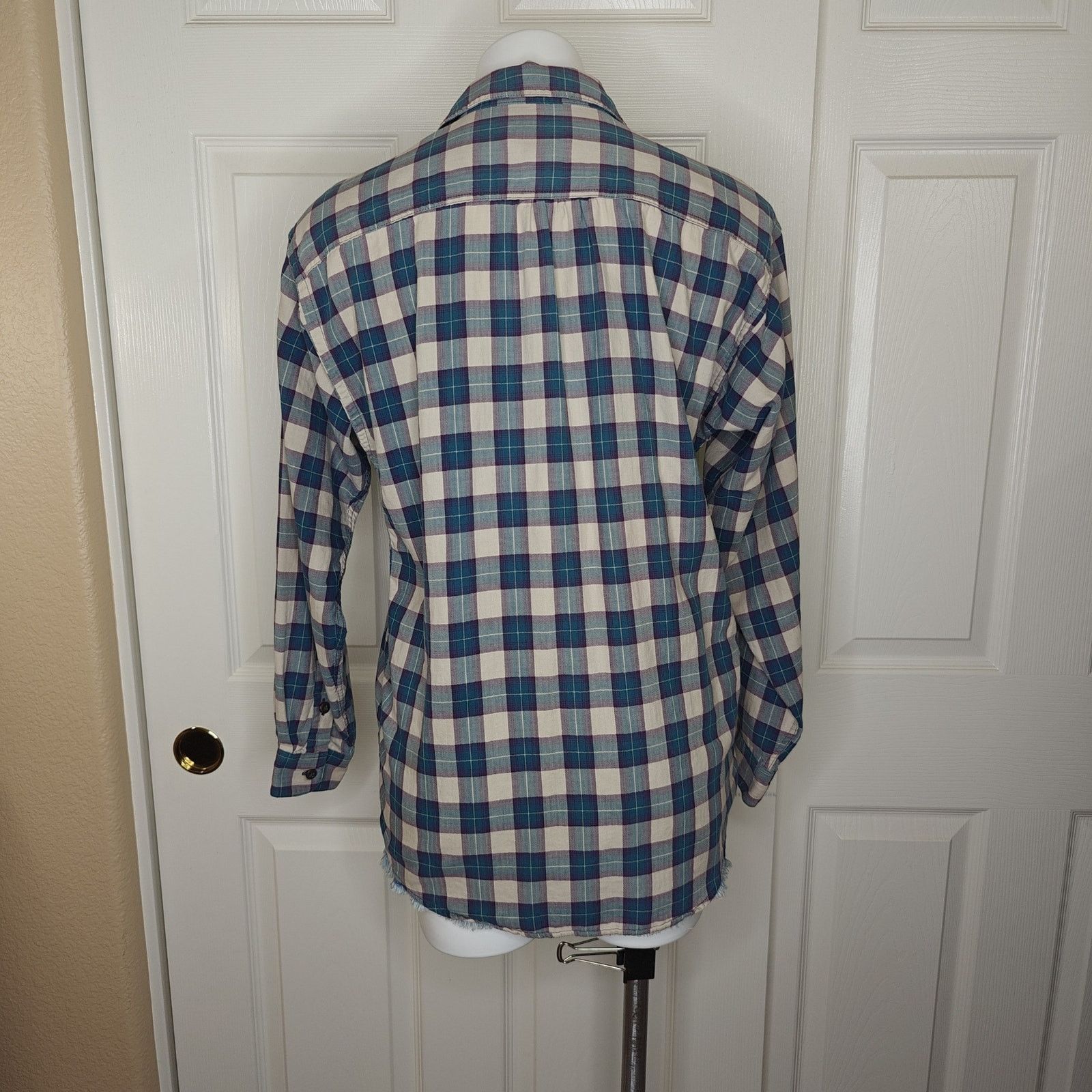 Patagonia W's Patagonia 100% cotton plaid button down shirt sz S Size S / US 4 / IT 40 - 4 Thumbnail