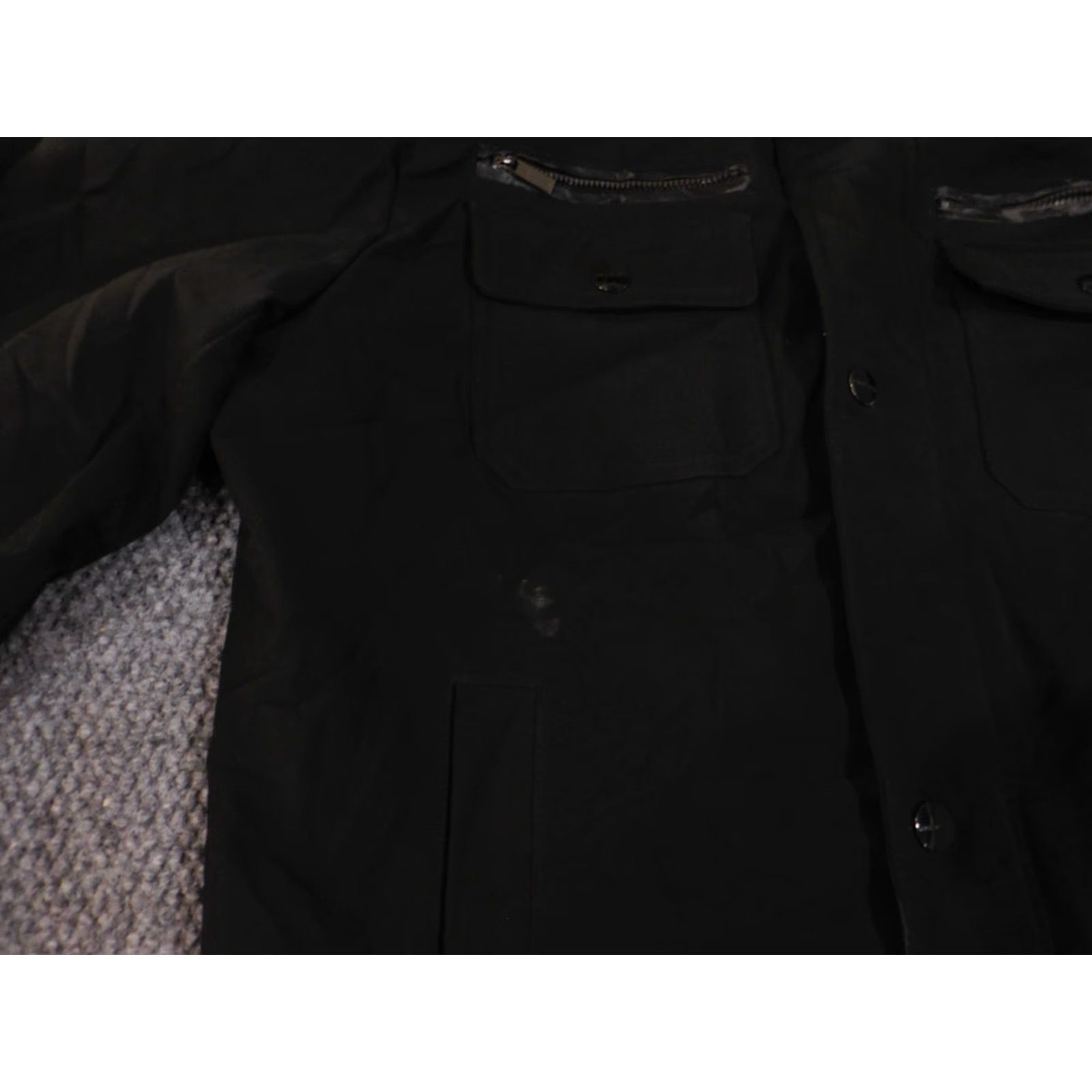 Michael Kors Michael Kors Jacket Regular Mens L Black Zip Polyester Lined Bomber Jacket Knit Solid Classic Size US L / EU 52-54 / 3 - 4 Thumbnail