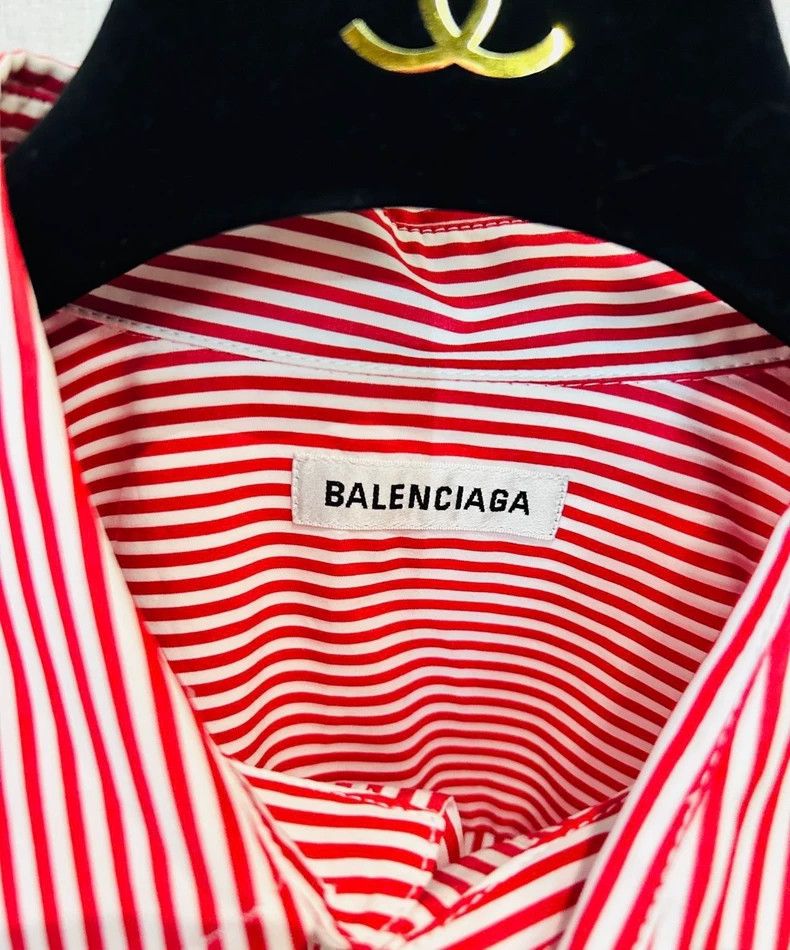 Balenciaga Balenciaga size 36 Red plaid shirt Size M / US 6-8 / IT 42-44 - 2 Thumbnail