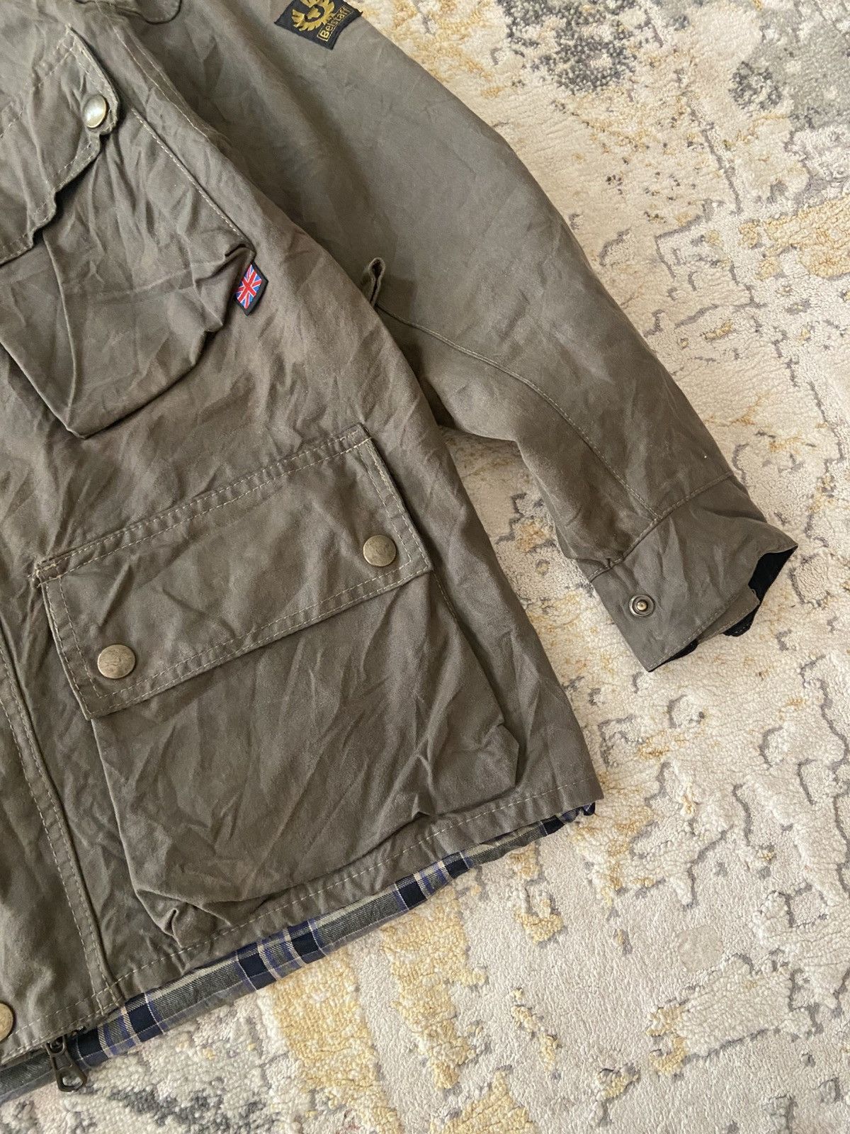 Belstaff BELSTAFF BIKER WAX JACKET Size US XXS / EU 40 - 5 Thumbnail