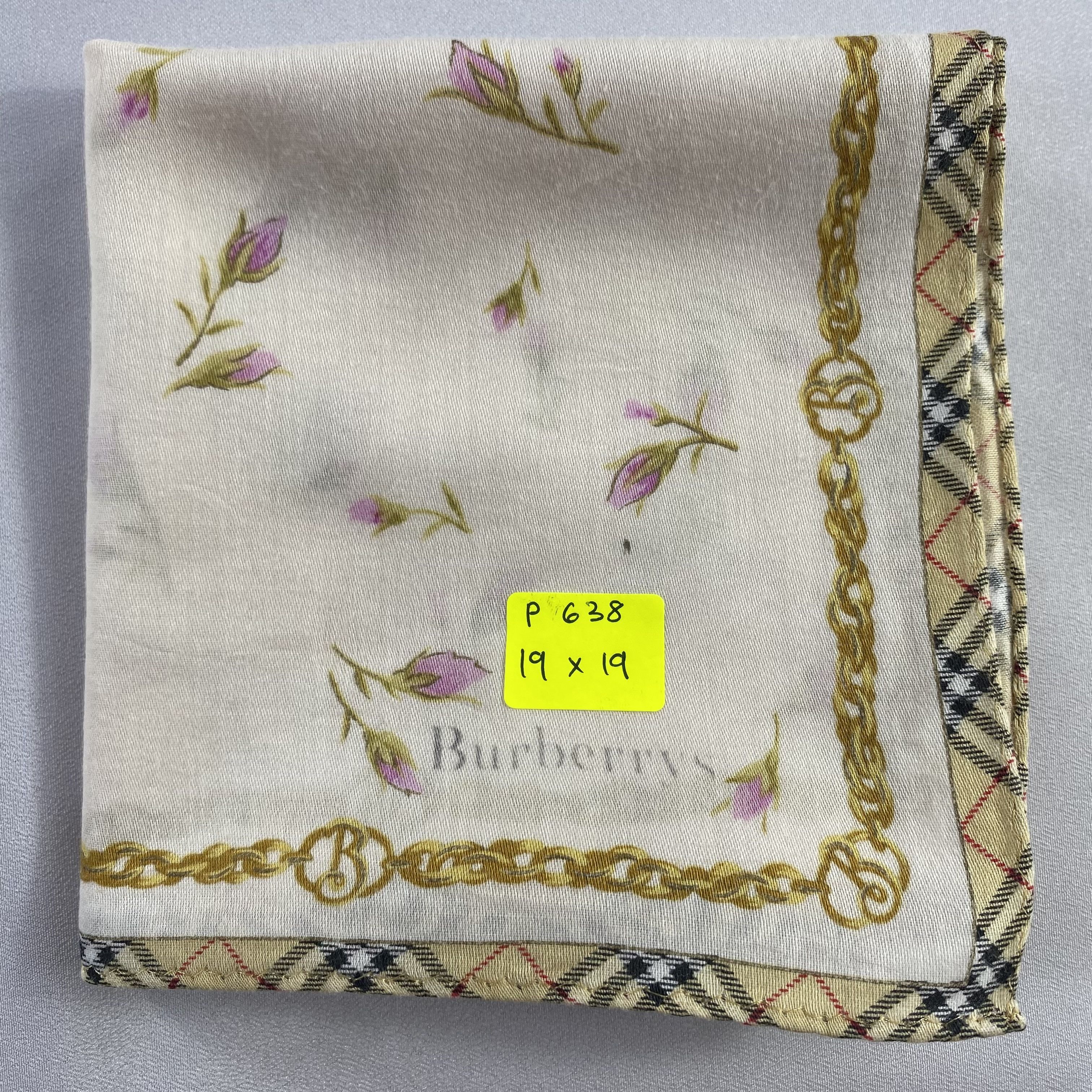 Burberry × Vintage Burberry Handkerchief / Neckerchief / Bandana-P638 Size ONE SIZE - 6 Thumbnail