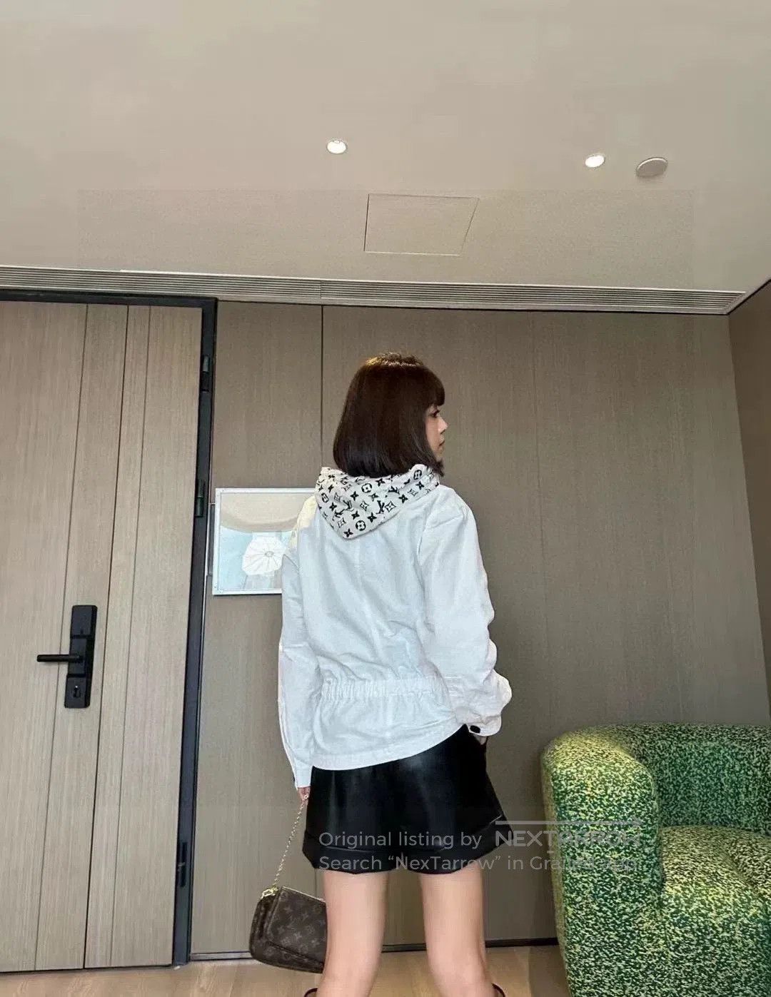 Louis Vuitton LV White Hooded Parka Jacket. Size XXS / US 00 / IT 34 - 9 Thumbnail