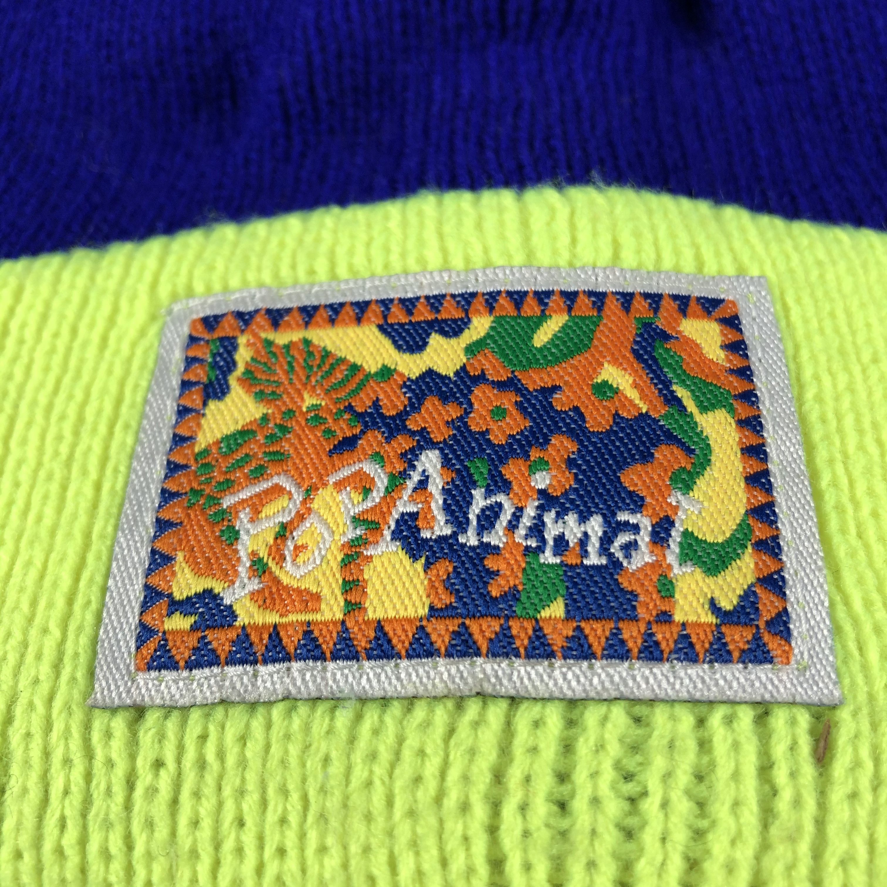 Japanese Brand Popa Animal Bobble Beanie Snowcap Snow Hat B619 Size ONE SIZE - 4 Thumbnail