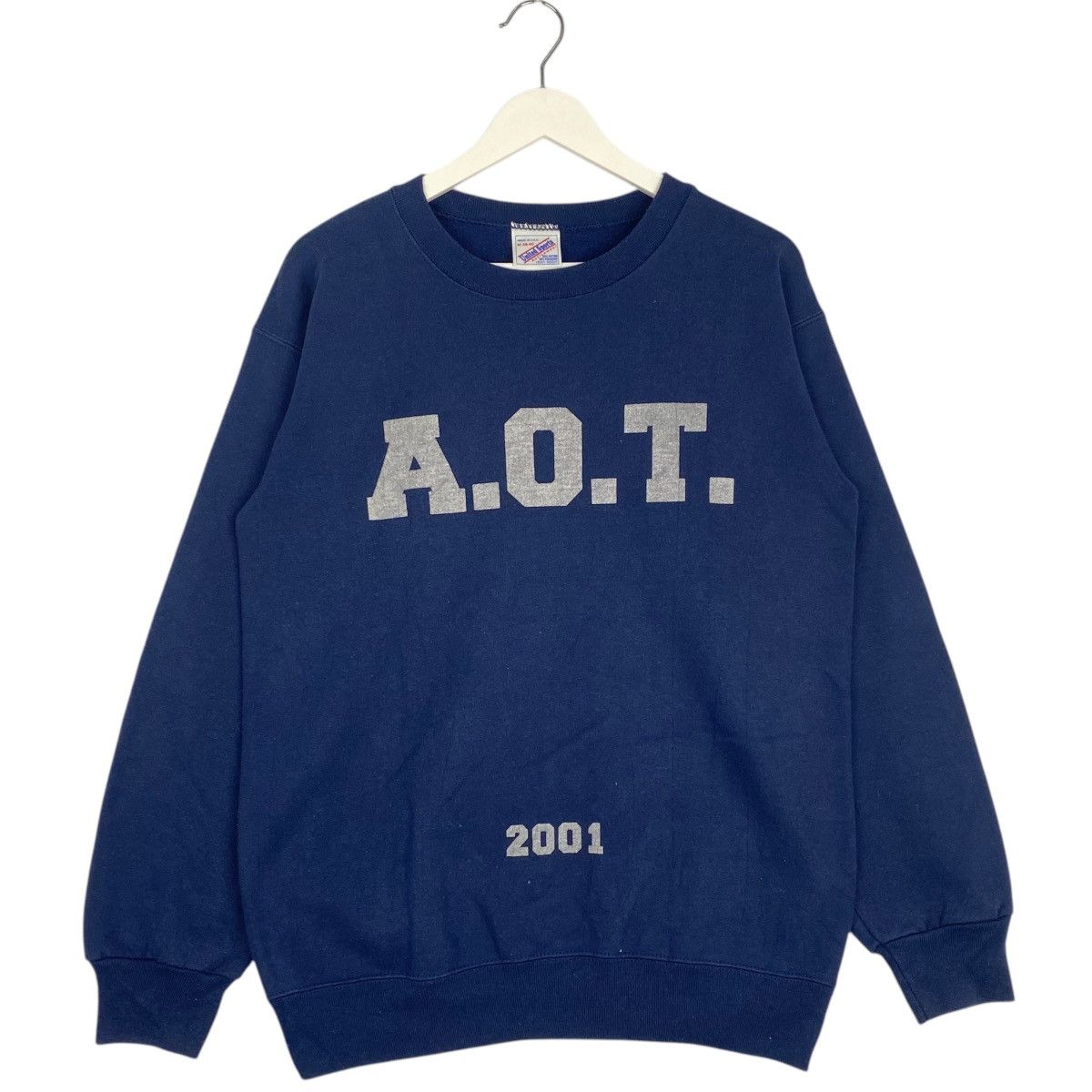 Vintage Vintage United Sport Crewneck Sweatshirt Navy Blue Size M Size US M / EU 48-50 / 2 - 1 Thumbnail