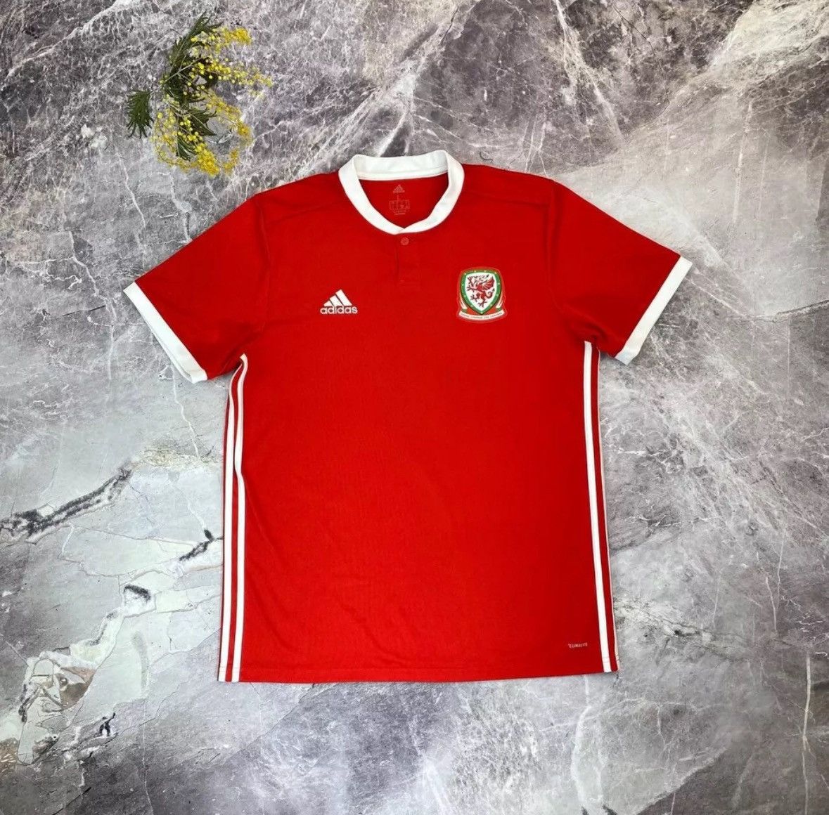 Adidas Wales Shirt Mens L Wales 2017-19 Home Cymru Football Jersey Size US L / EU 52-54 / 3 - 1 Thumbnail