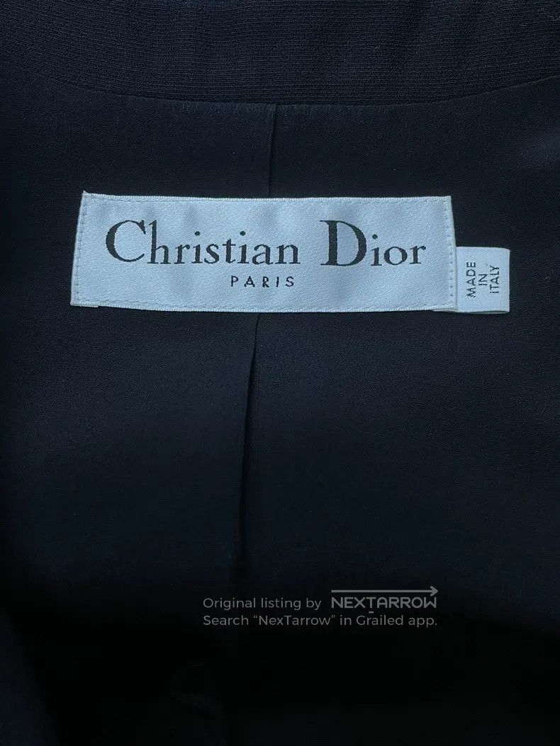 Dior Dior Black waisted suit collar vest jacket Size XXS / US 00 / IT 34 - 3 Thumbnail