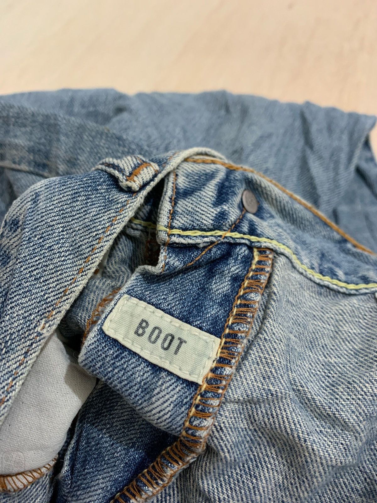 Hysteric Glamour × Japanese Brand Distressed Denim Abercrombie Bootcut Jeans Size US 32 / EU 48 - 10 Thumbnail