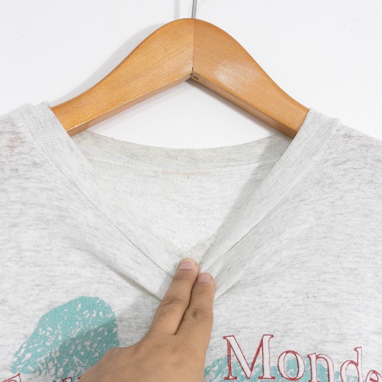 Vintage Vintage 90s Niagara Falls Sweatshirt XL - Thin Lightweight Size US XL / EU 56 / 4 - 4 Thumbnail